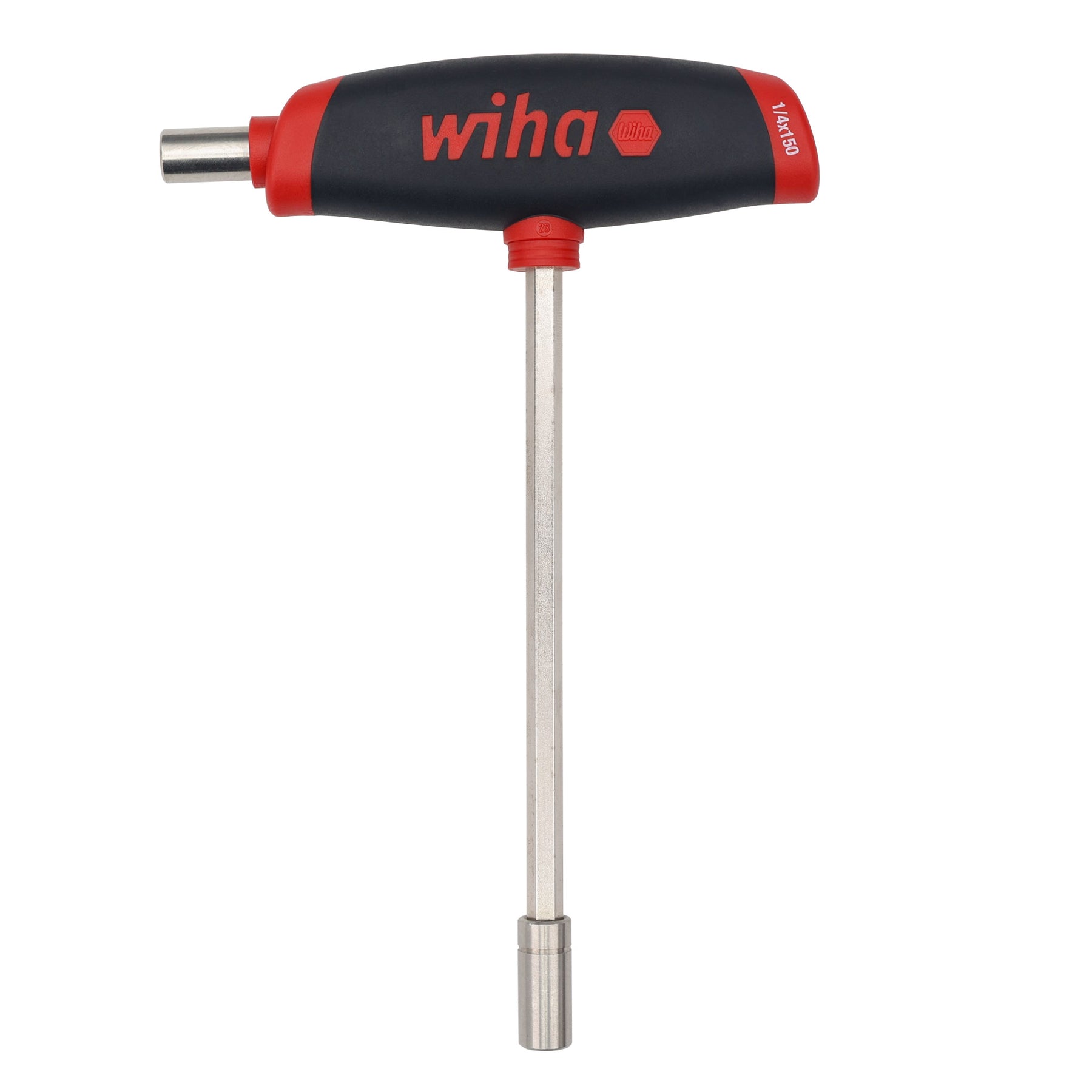 SoftGrip T-Handle Dual Drive Magnetic 1/4" Bit Holders