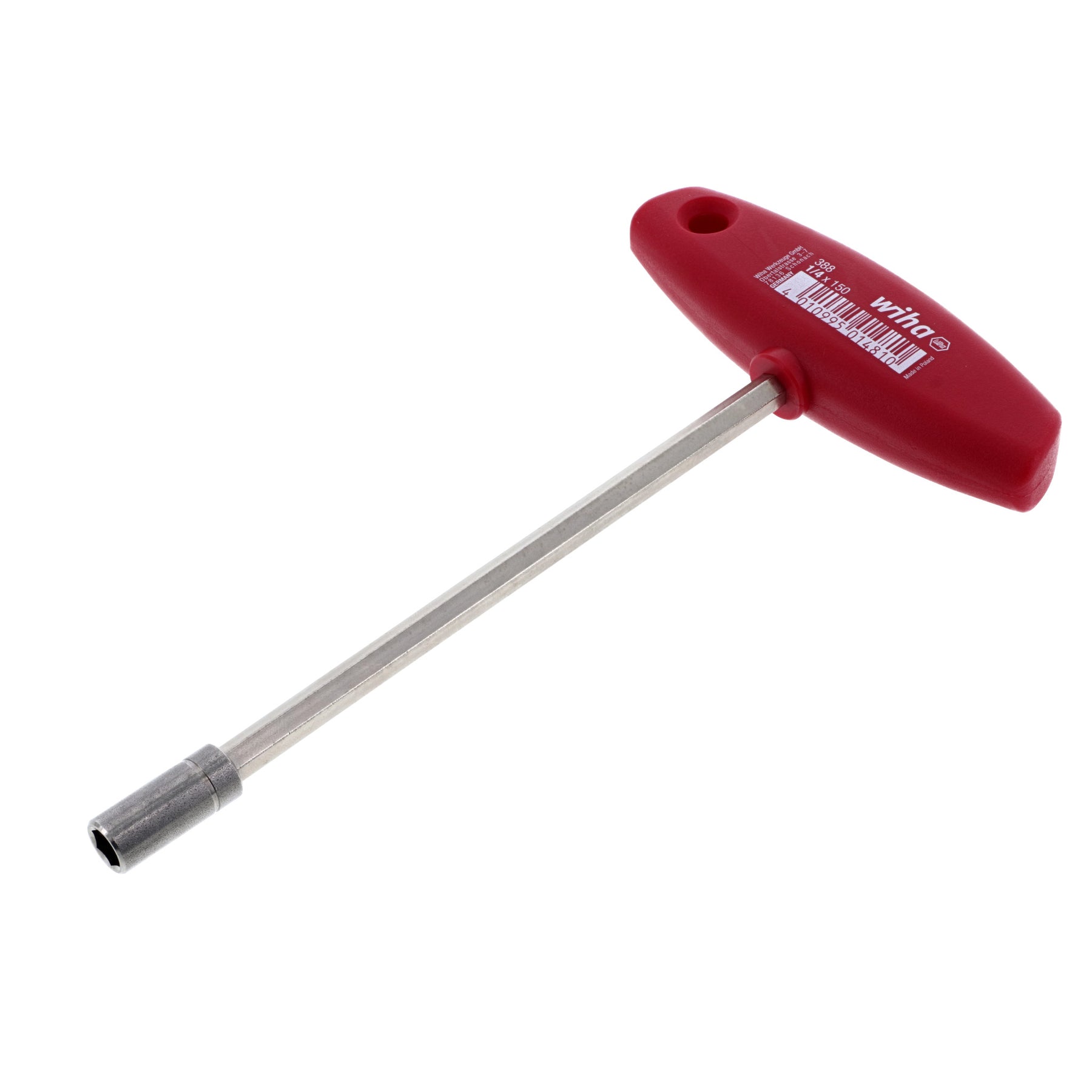 Classic Grip T-Handle Magnetic 1/4" Bit Holder