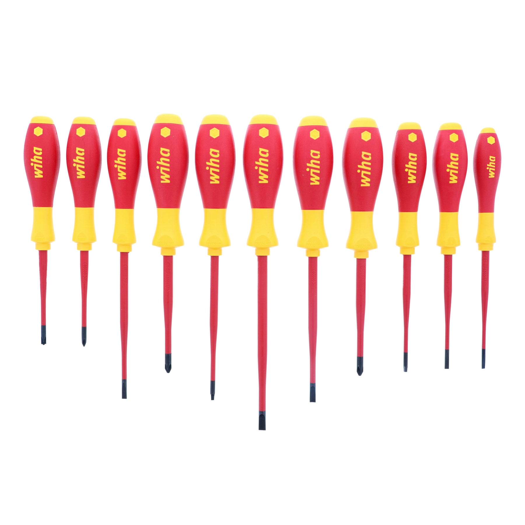 11 Piece Insulated SlimLine Screwdriver Set