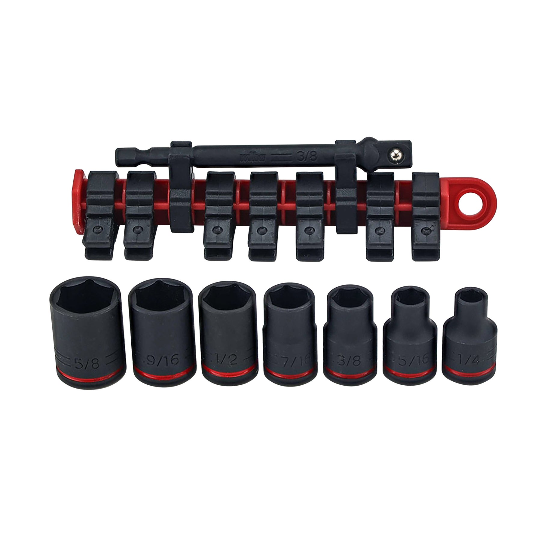 8 Piece 3/8" Drive SAE Impact Socket Set