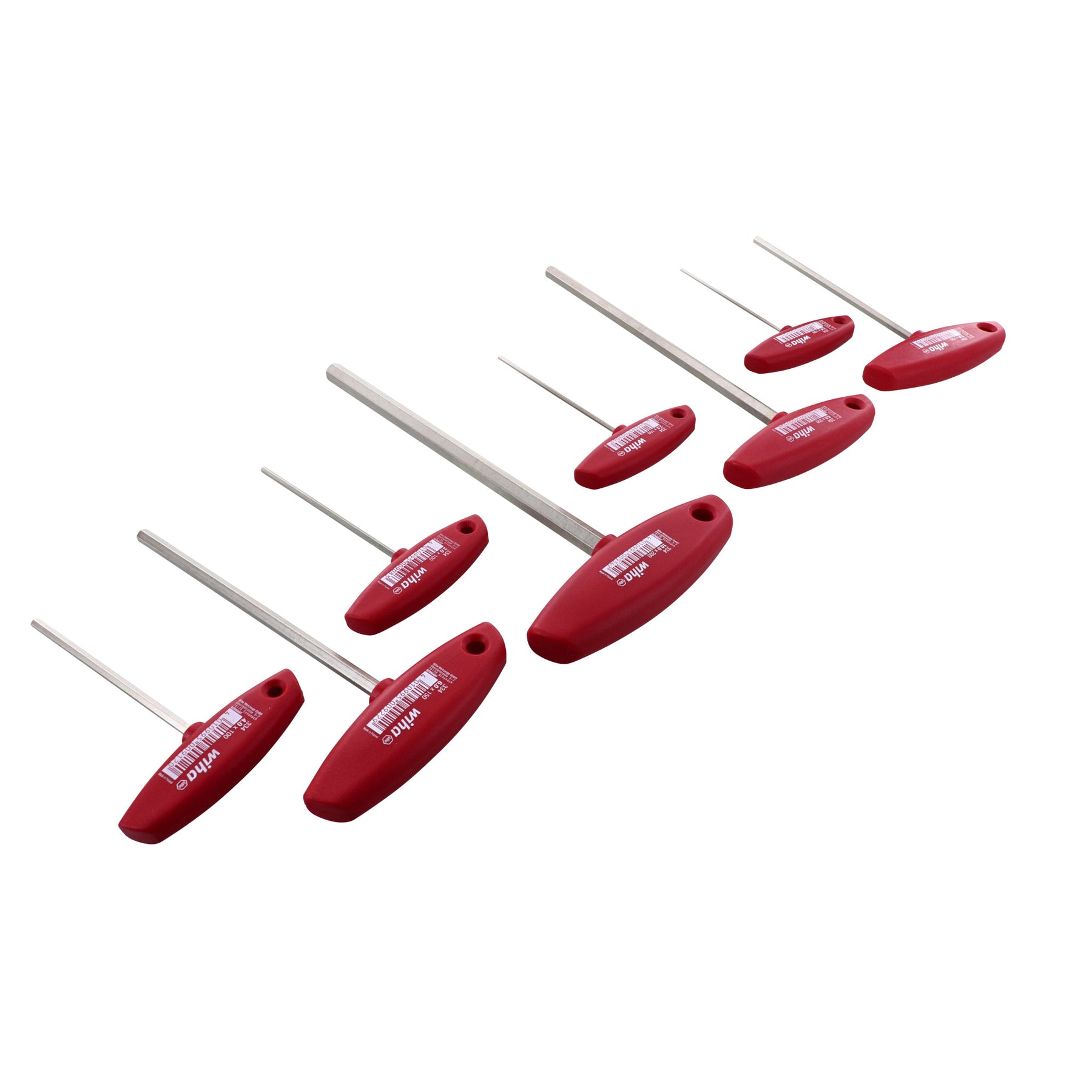 8 Piece Classic Grip Hex Metric T-Handle Set
