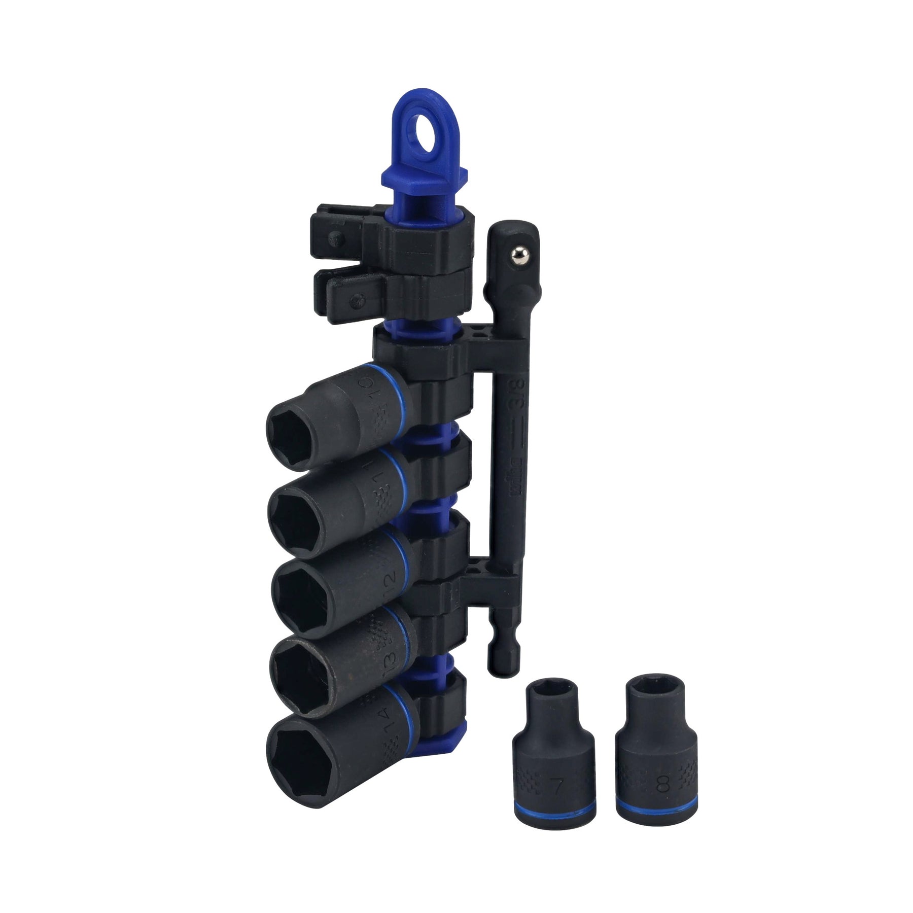 8 Piece 3/8" Drive Metric Impact Socket Set
