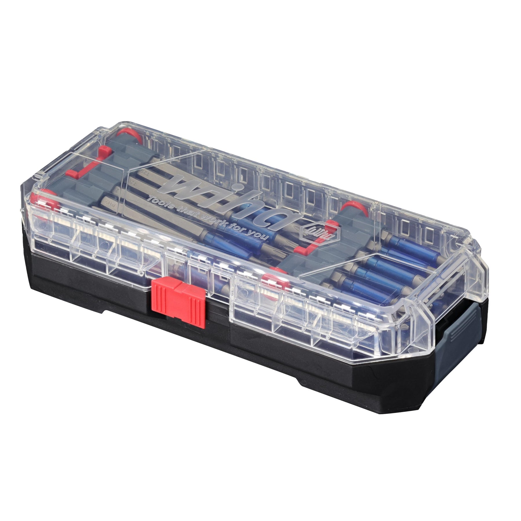 24 Piece GoStack TerminatorBlue Impact Bit Set with Nut Setters and Adapter