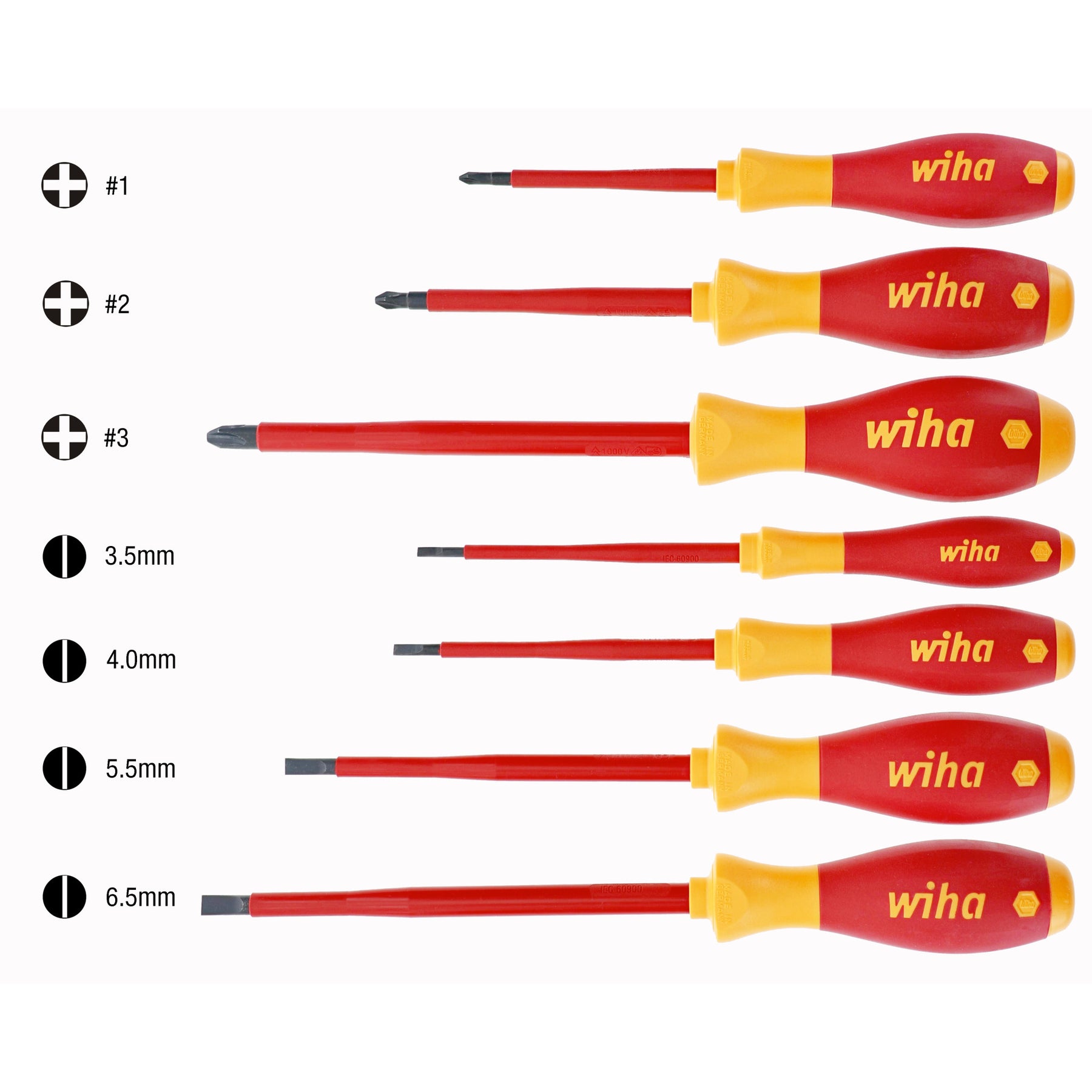 7 Piece Insulated SoftFinish Screwdriver Set