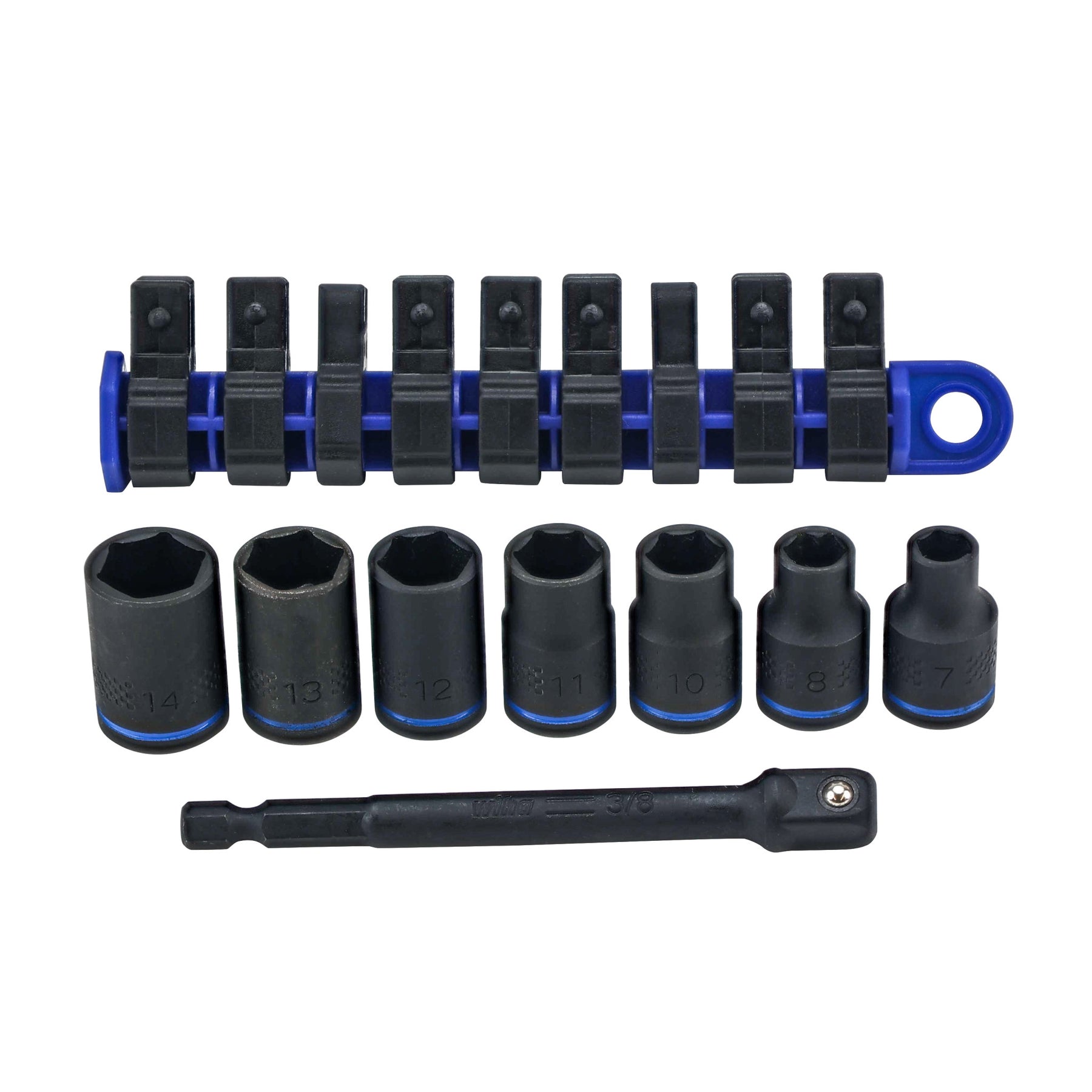 8 Piece 3/8" Drive Metric Impact Socket Set