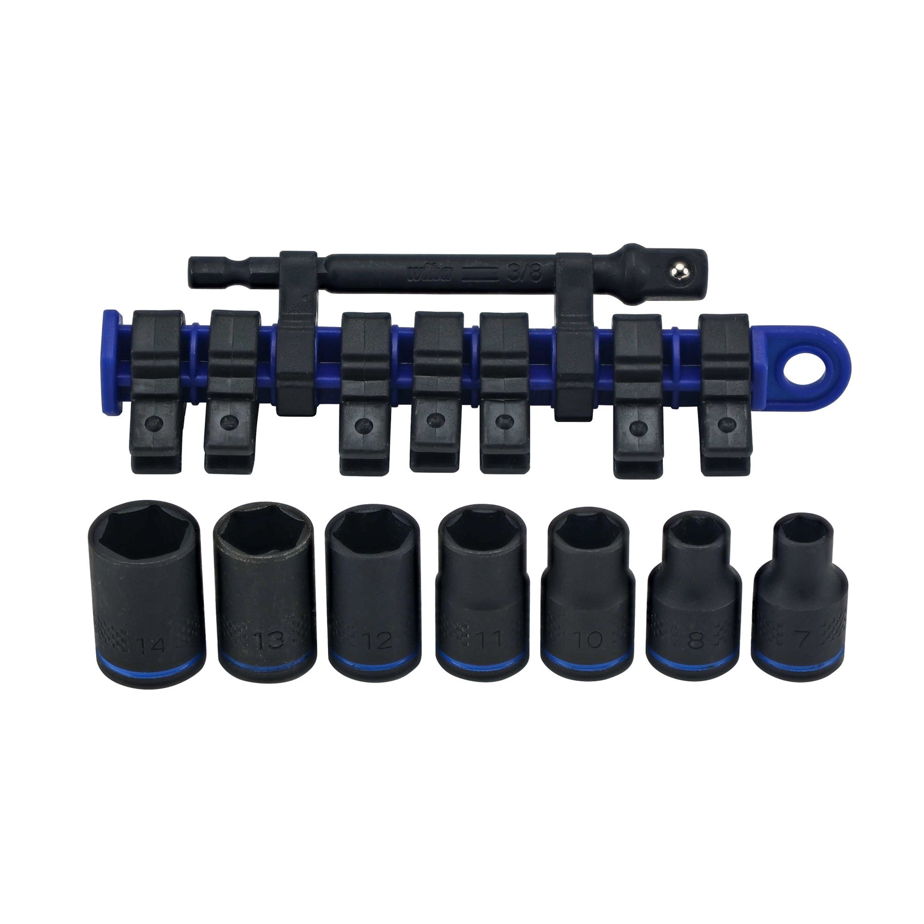 8 Piece 3/8" Drive Metric Impact Socket Set