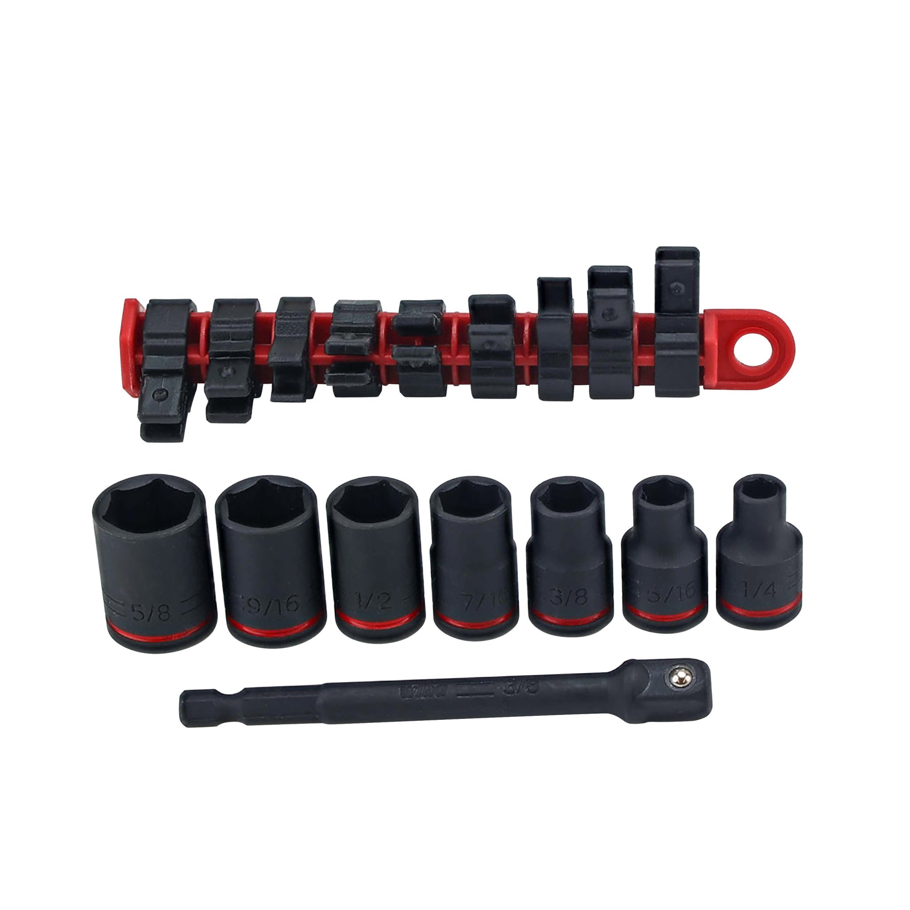 8 Piece 3/8" Drive SAE Impact Socket Set