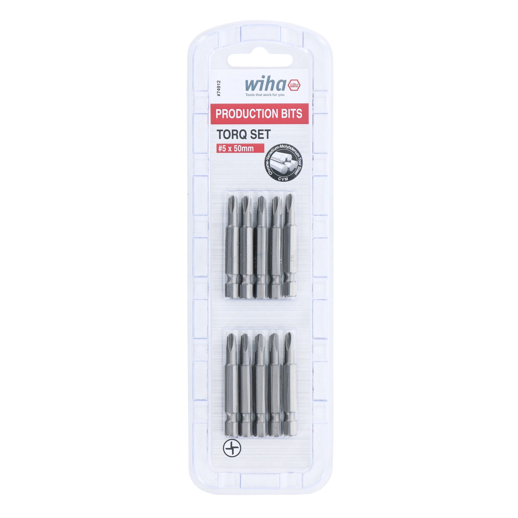 Torq-Set Bit #5 - 50mm - 10 Pack