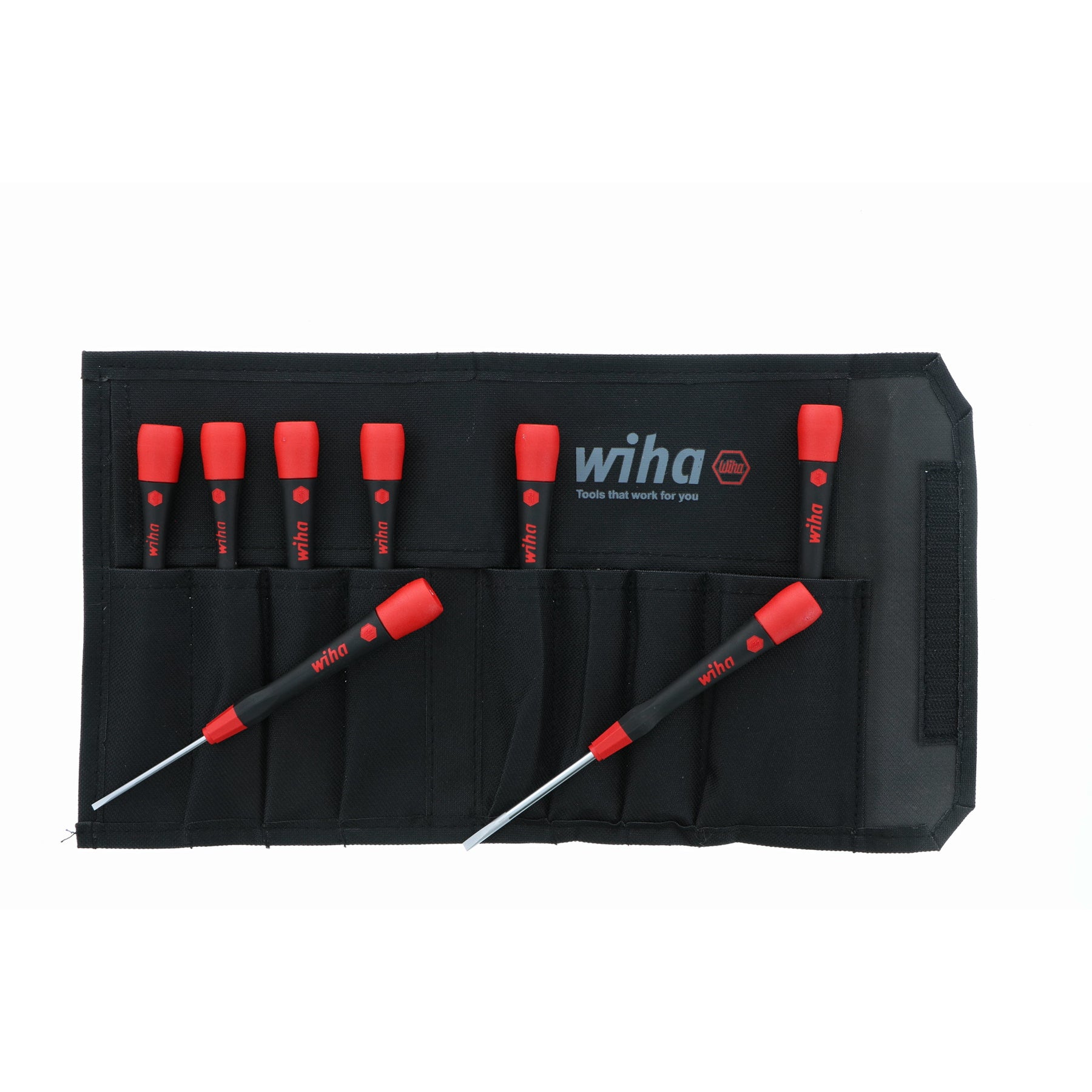 Wiha 26093 8 Piece PicoFinish Precision Slotted Screwdriver Set