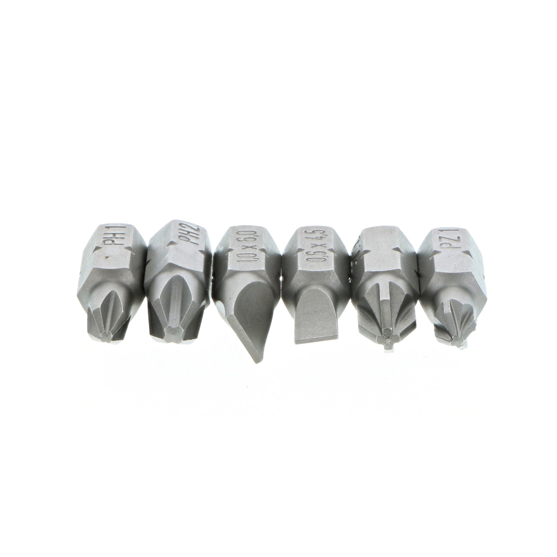 7 Piece SoftFinish Stubby Bit Holder Set - Slotted, Phillips, PoziDriv