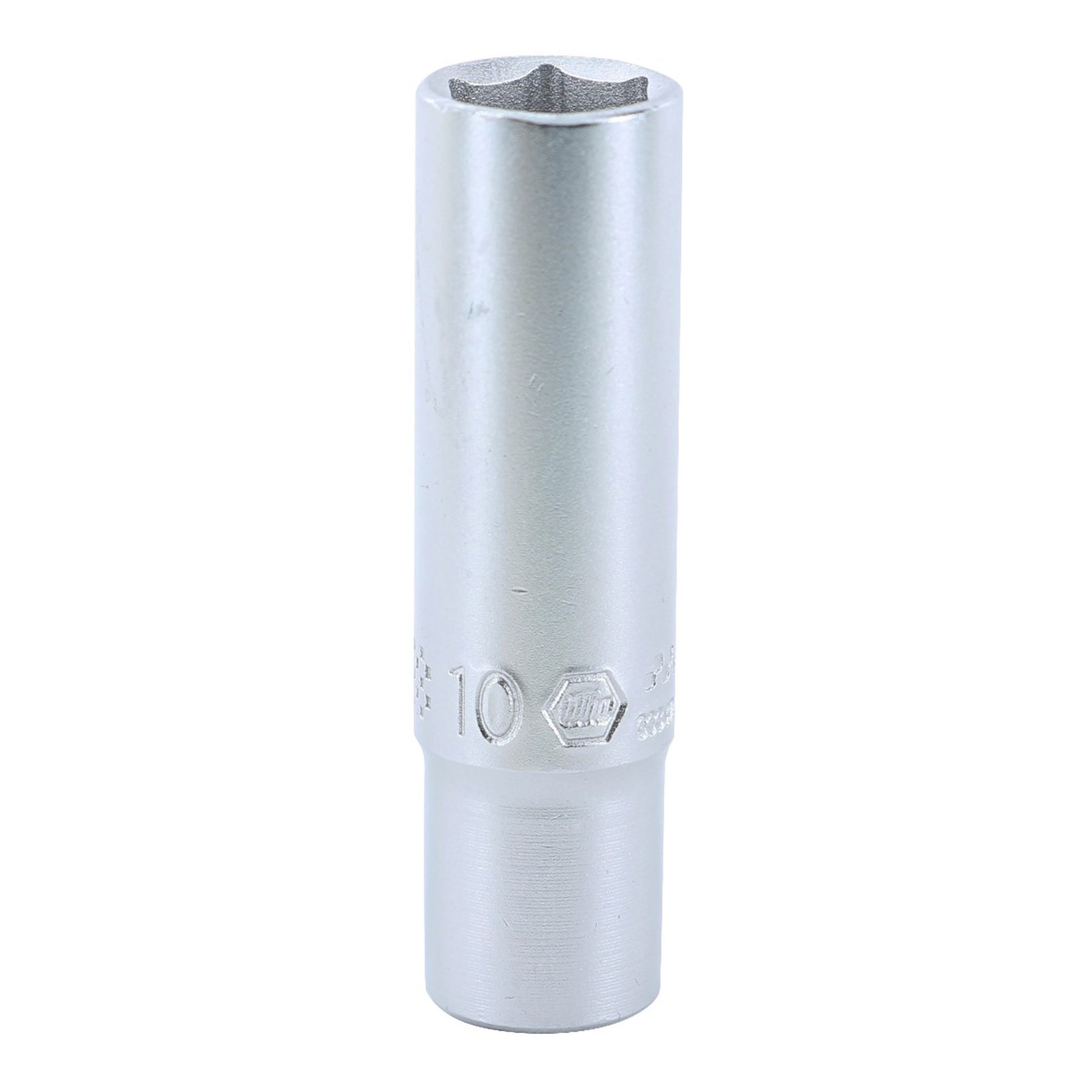 Wiha 33347 6 Point - 1/4 Inch Drive Deep Socket - 10.0mm x 50mm