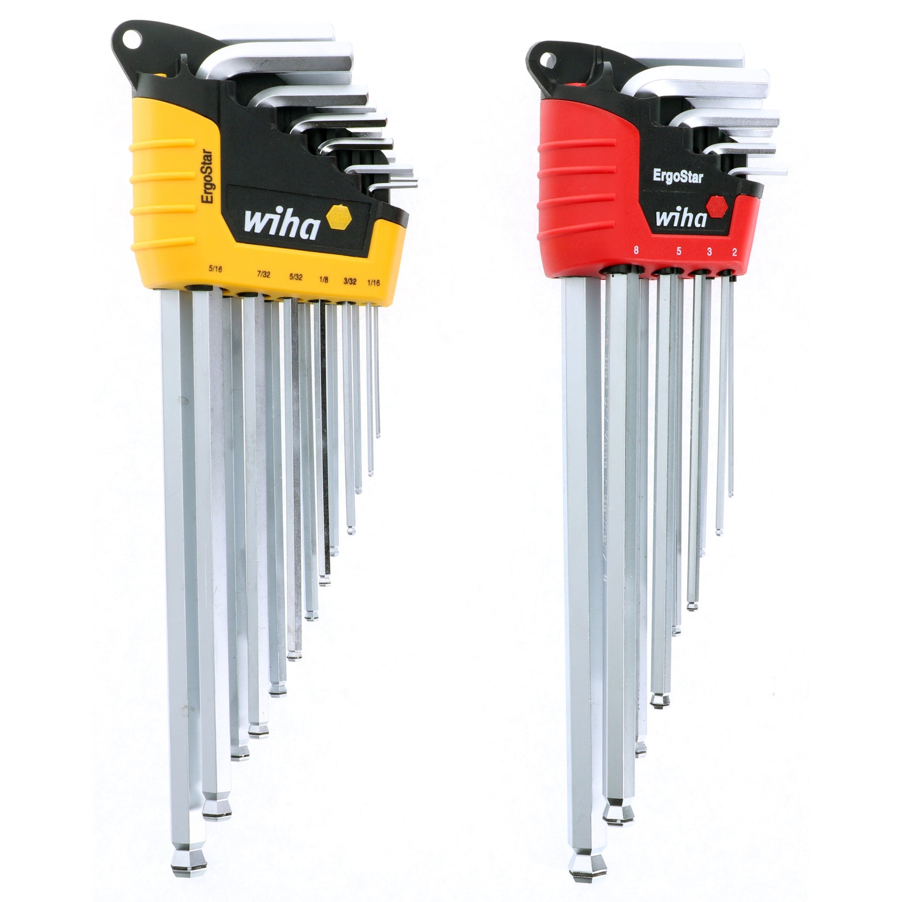Wiha 66992 22 Piece MagicRing Ball End Hex L-Key Set - Inch, Metric