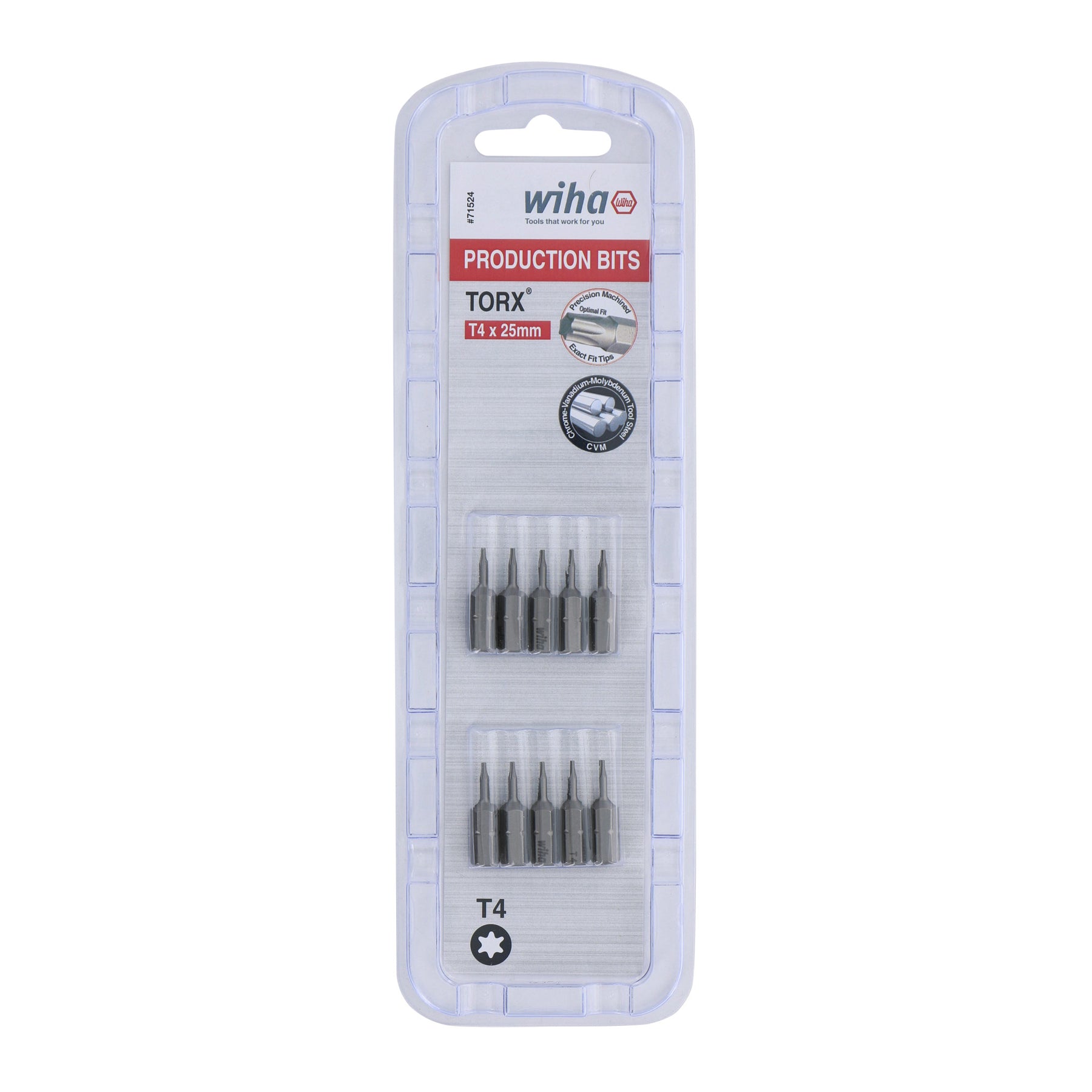 Torx Bit T4 - 25mm - 10 Pack