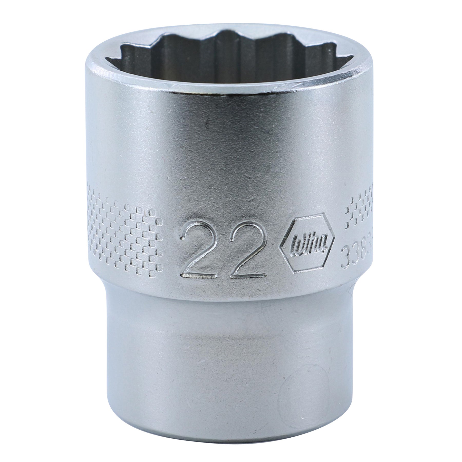 Wiha 33838 12 Point - 1/2" Drive Socket 22.0mm