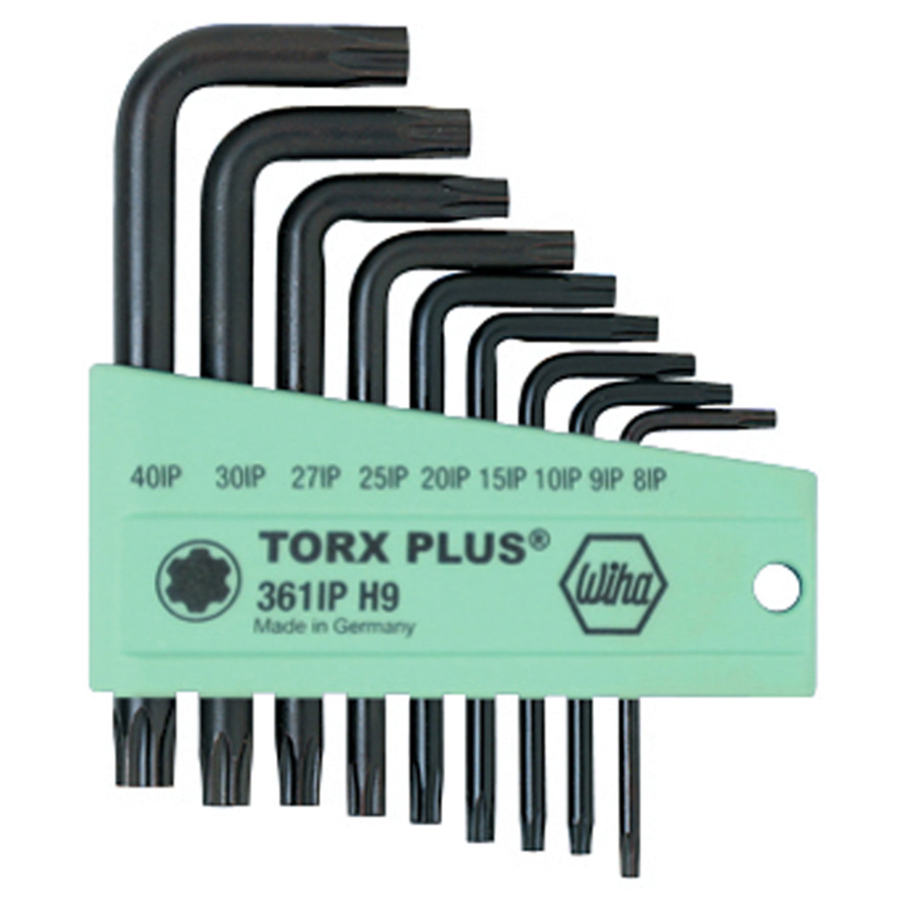 Wiha 36199 9 Piece TorxPlus L-Key Short Arm Set