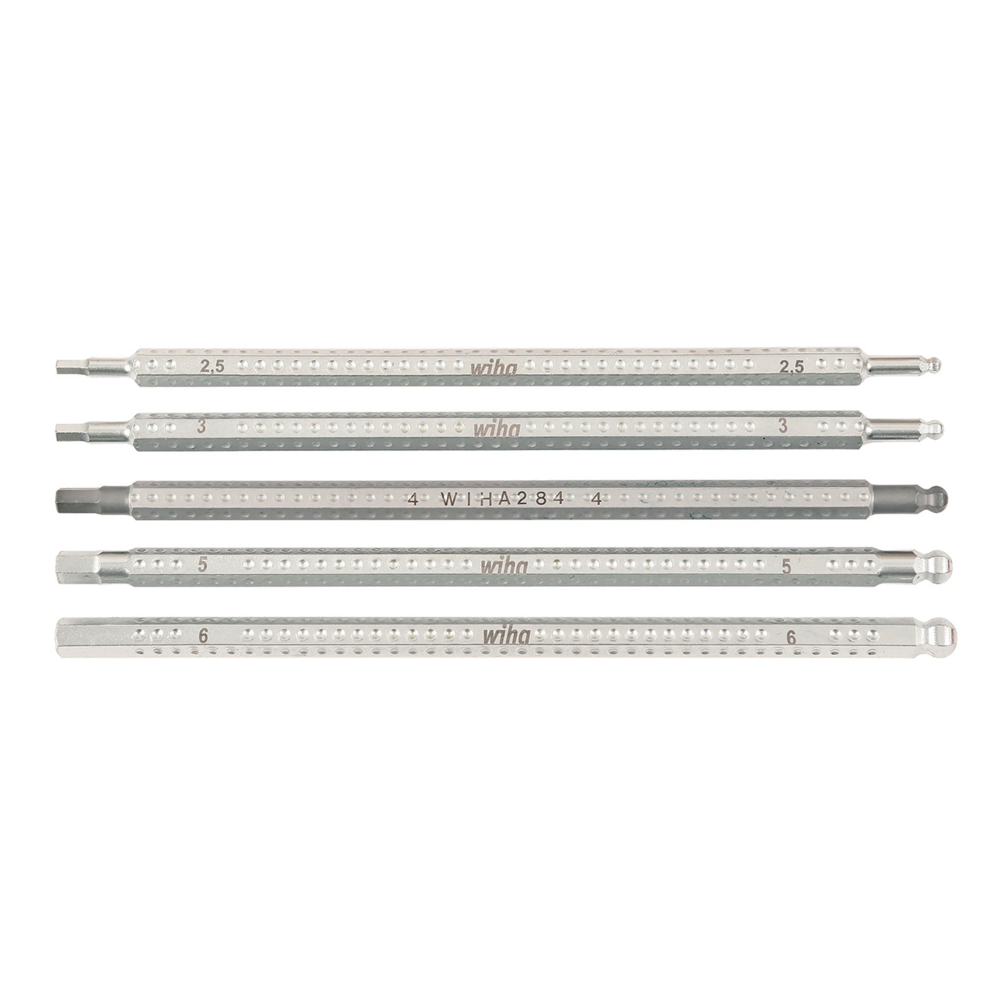 Wiha 28476 Drive-Loc VI Hex Blade 5 Pack Set Made in Germany