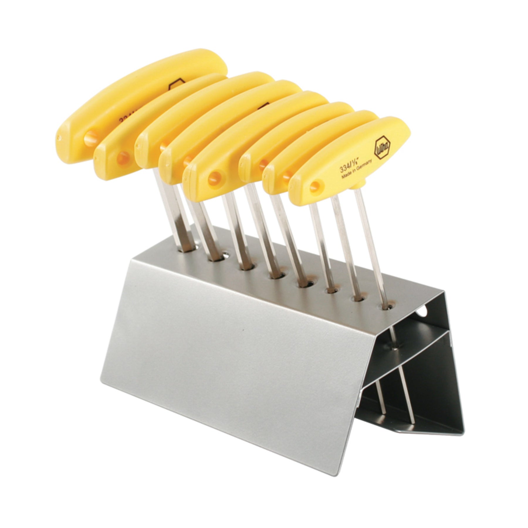 Wiha 33484 8 Piece Classic Grip Hex SAE T-Handle Set