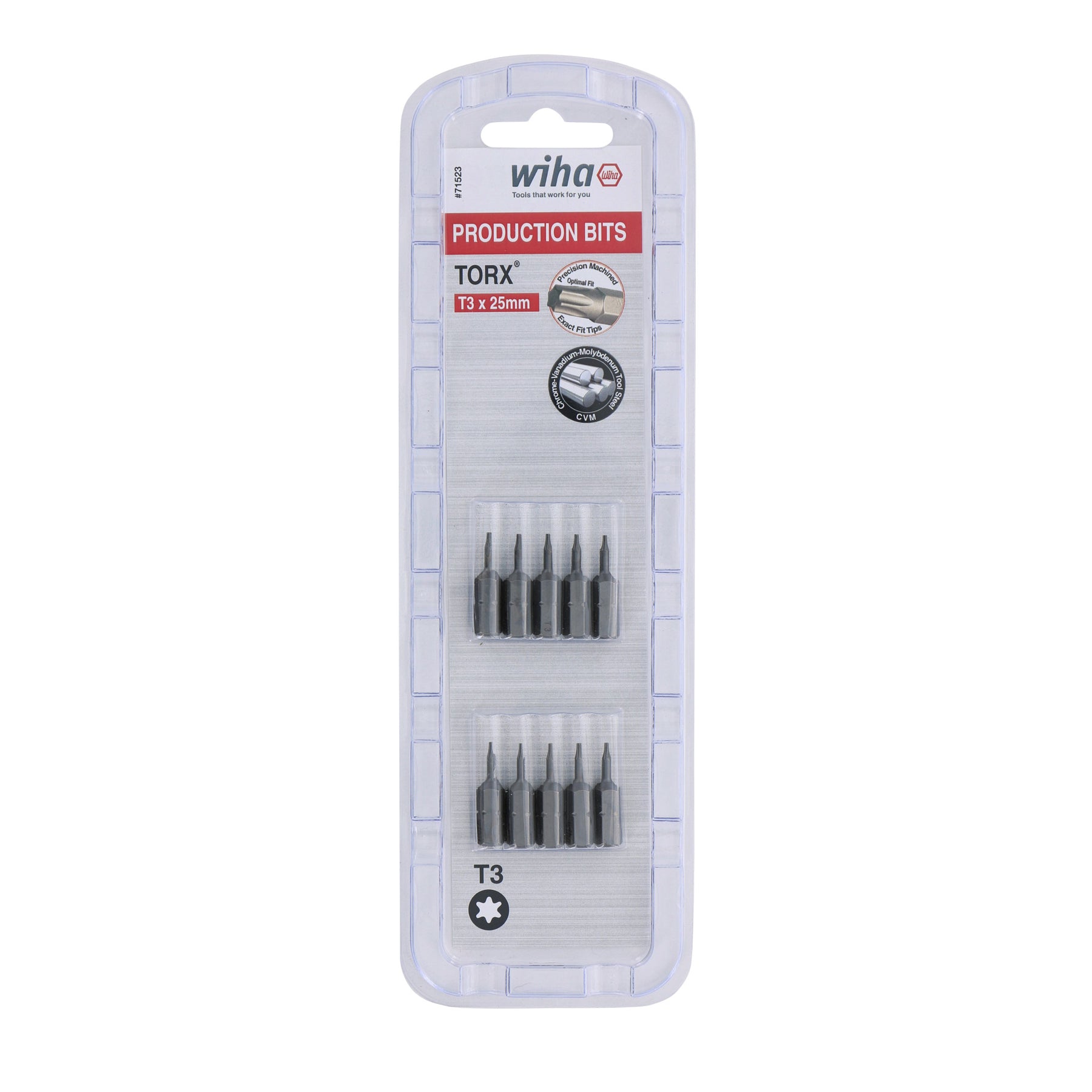 Torx Bit T3 - 25mm - 10 Pack