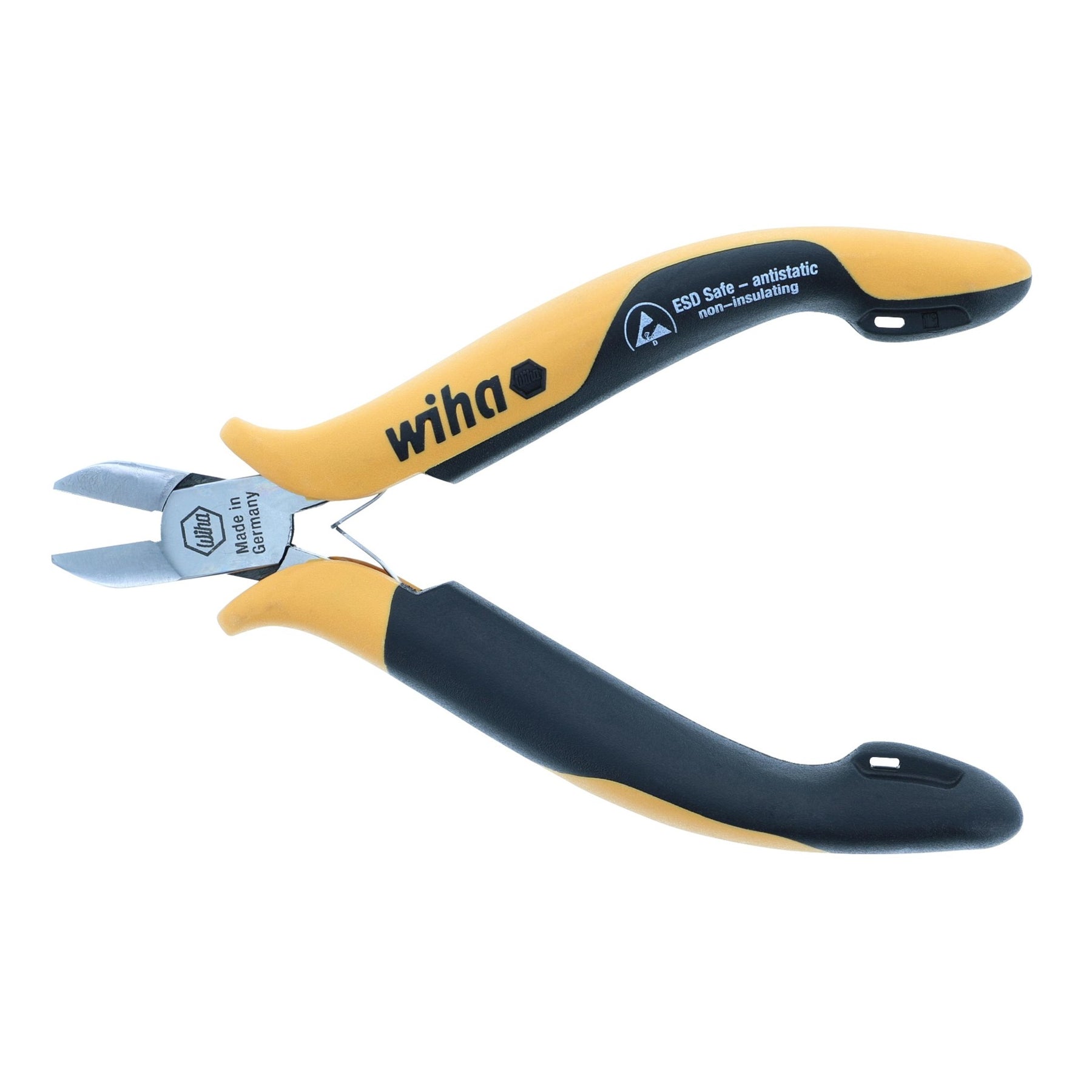 Wiha 32714 Electronic ESD Safe Precision Slim Oval Head FullFlush Cutter