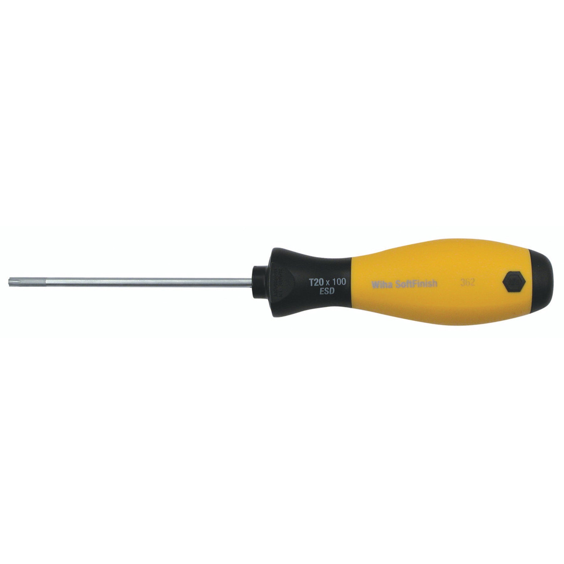 Wiha 36224 ESD Safe SoftFinish Torx Screwdriver T20