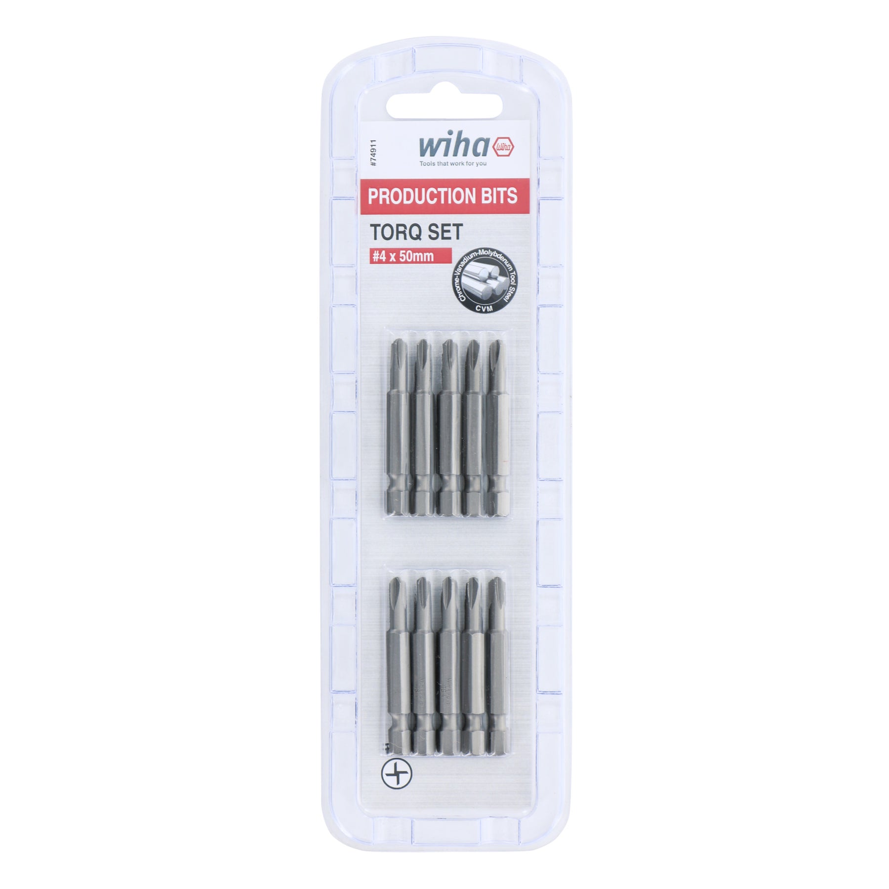 Torq-Set Bit #4 - 50mm - 10 Pack