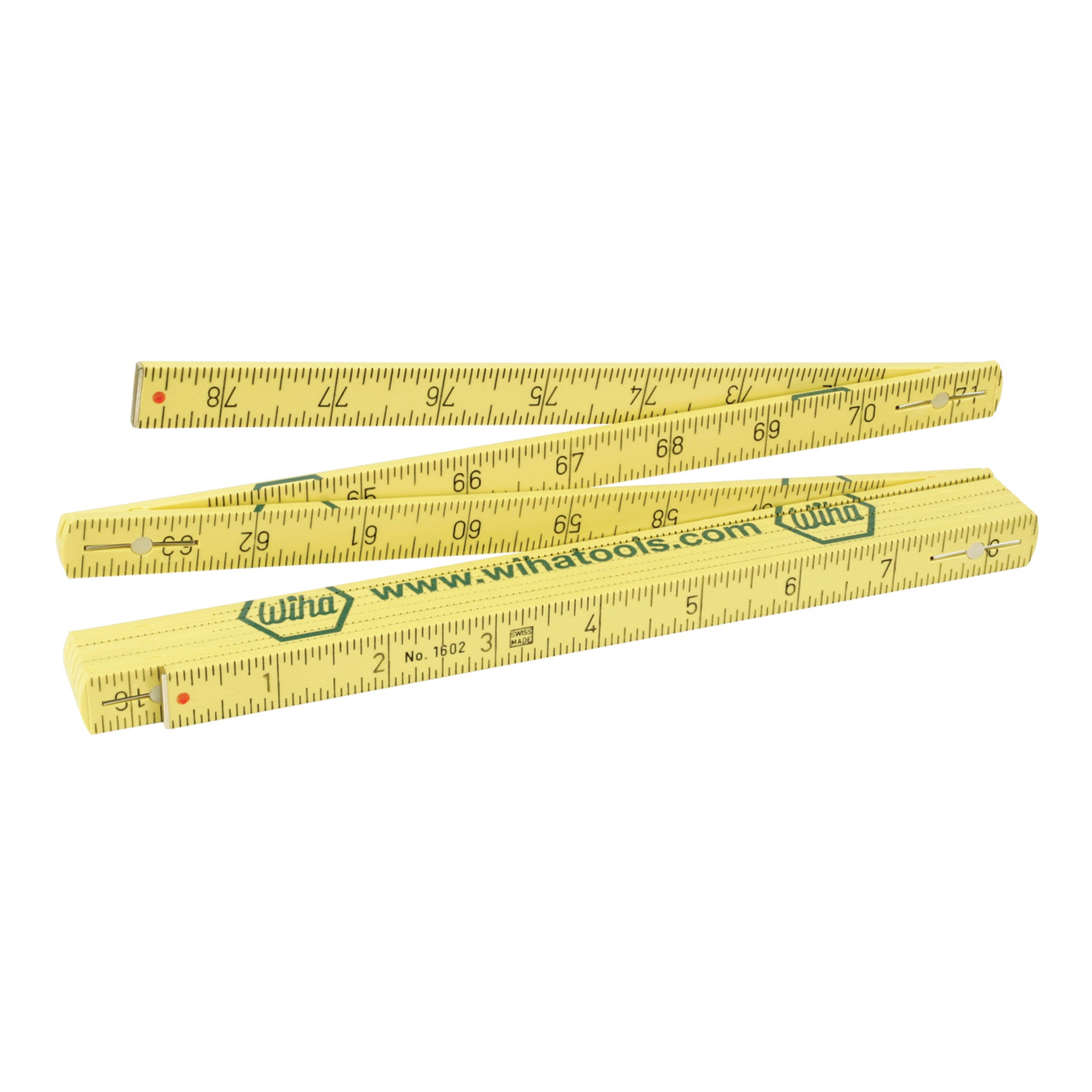 Wiha 61662 MaxiFlex 2 Meter Folding Ruler Inch & Metric