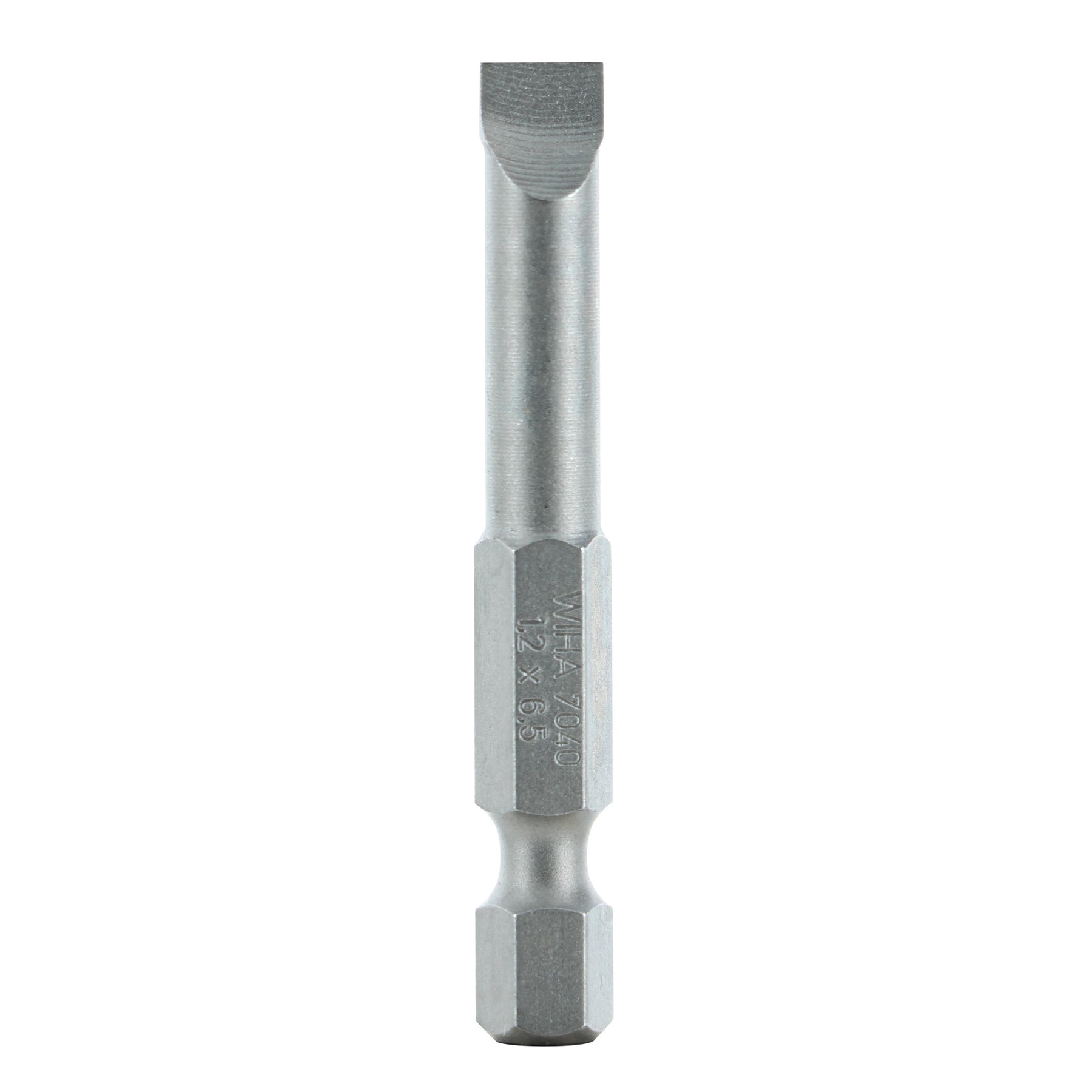 Wiha 74018 Slotted Bit 6.5 - 50mm - 10 Pack