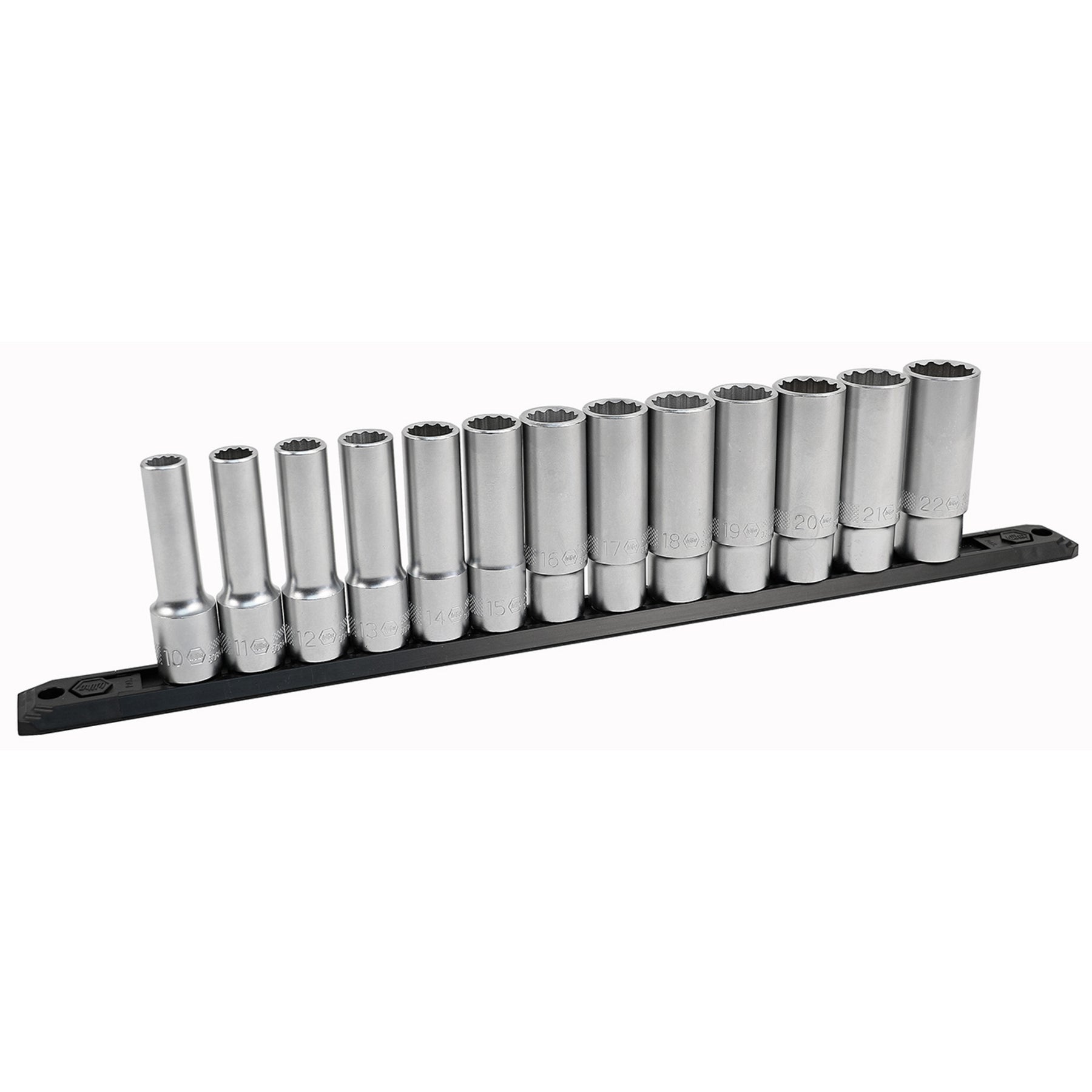 25 Piece 1/2" Drive Deep Socket Set - Metric