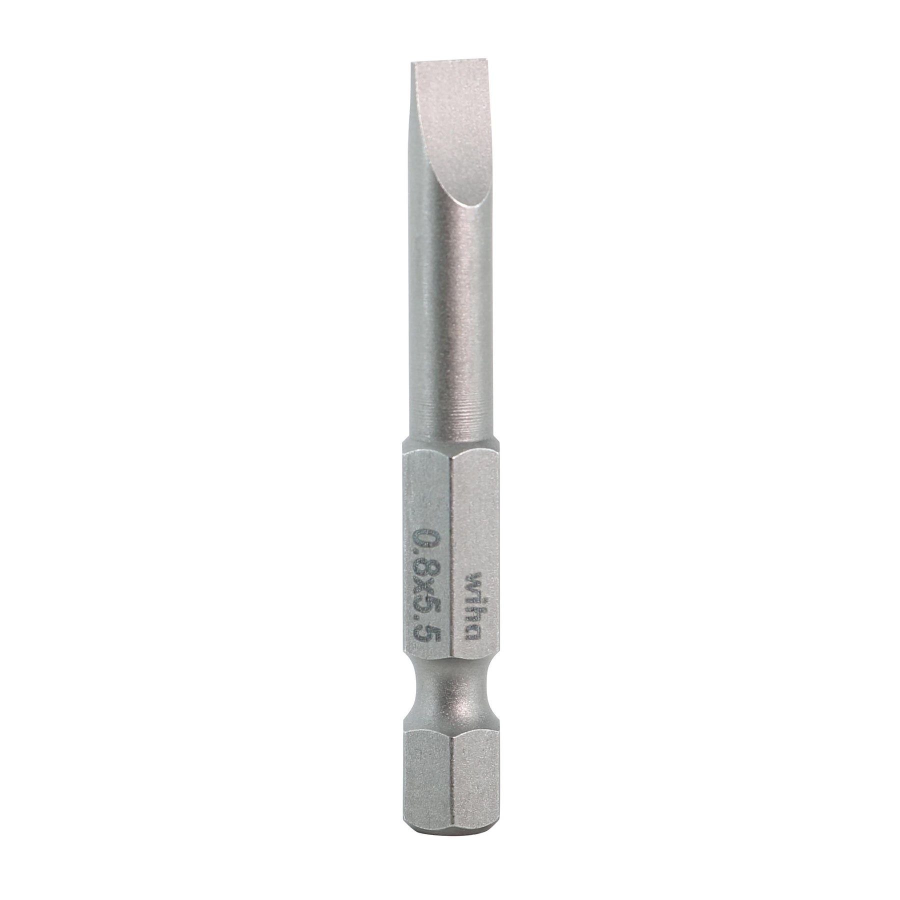 Wiha 74015 Slotted Bit 5.5 - 50mm - 10 Pack