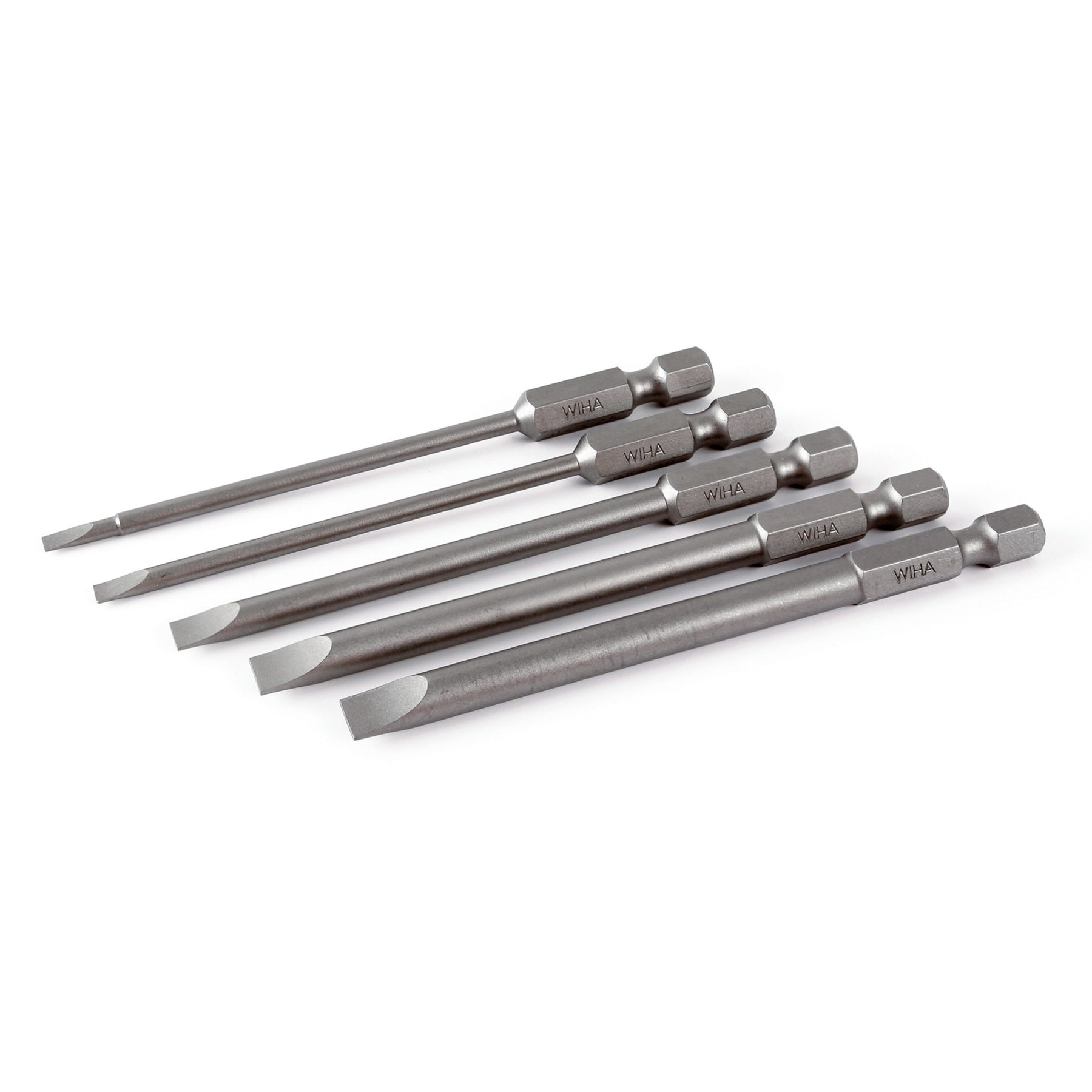 Wiha 76093 5 Piece Slotted Power Blade Set