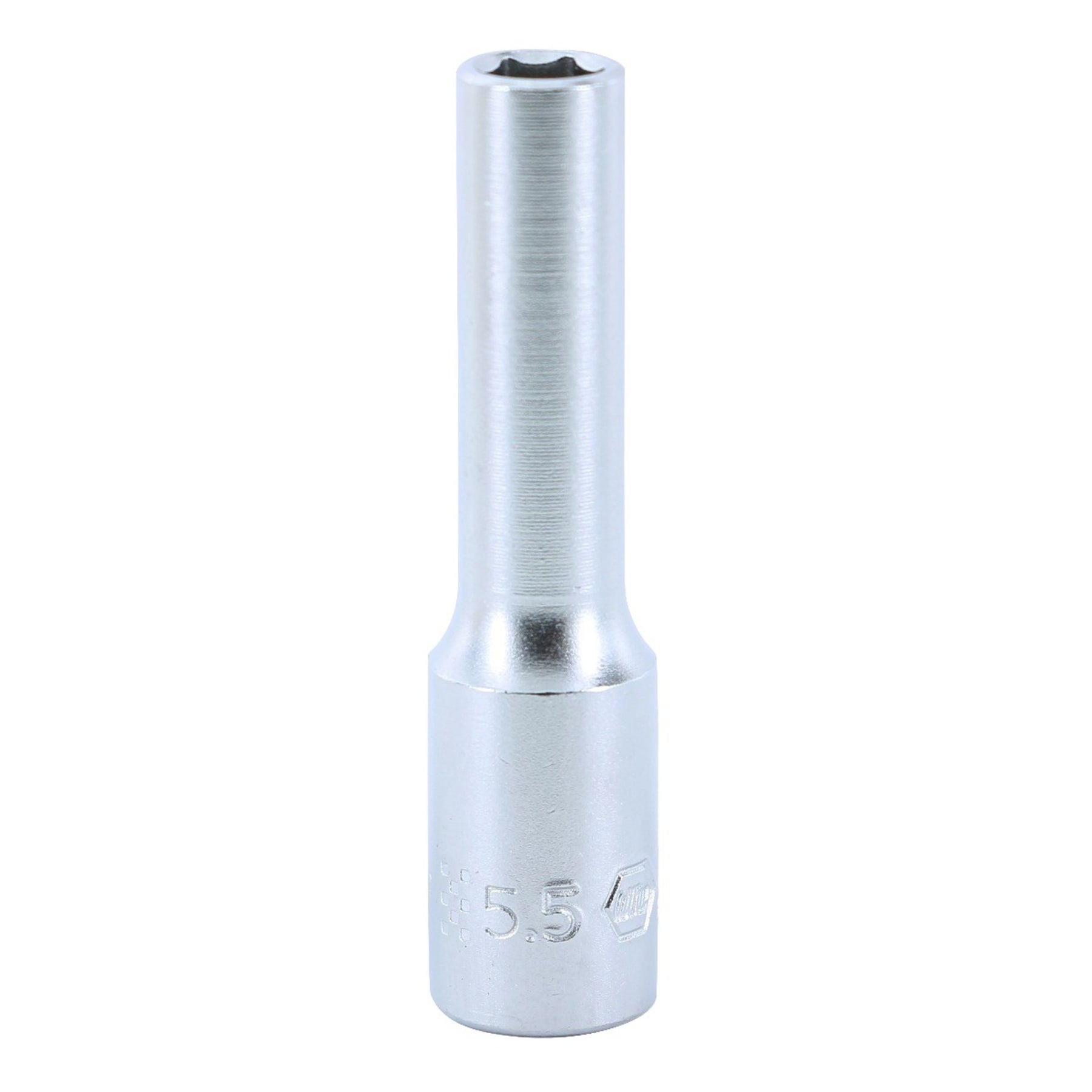Wiha 33342 6 Point - 1/4 Inch Drive Deep Socket - 5.5mm x 50mm
