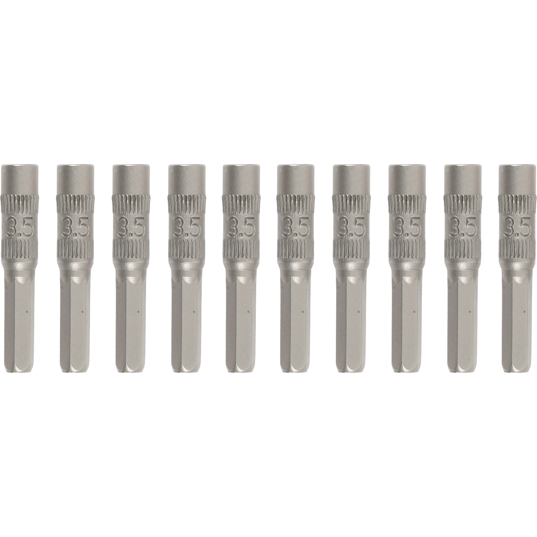 Wiha 75650 System 4 Nut Setters 4mm 3/16" x 30mm - 10 Pack
