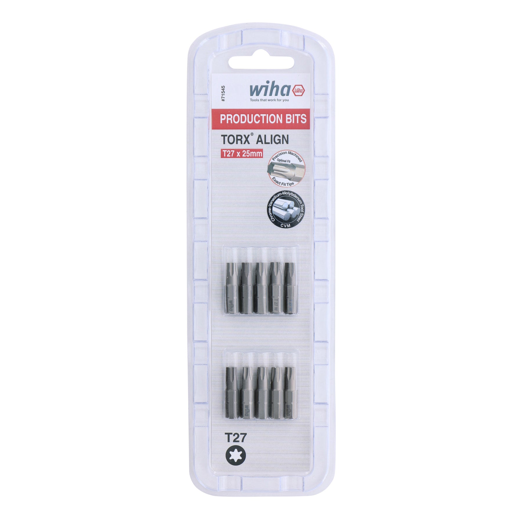 Torx Align Insert Bit T27 x 25mm - 10 Pack
