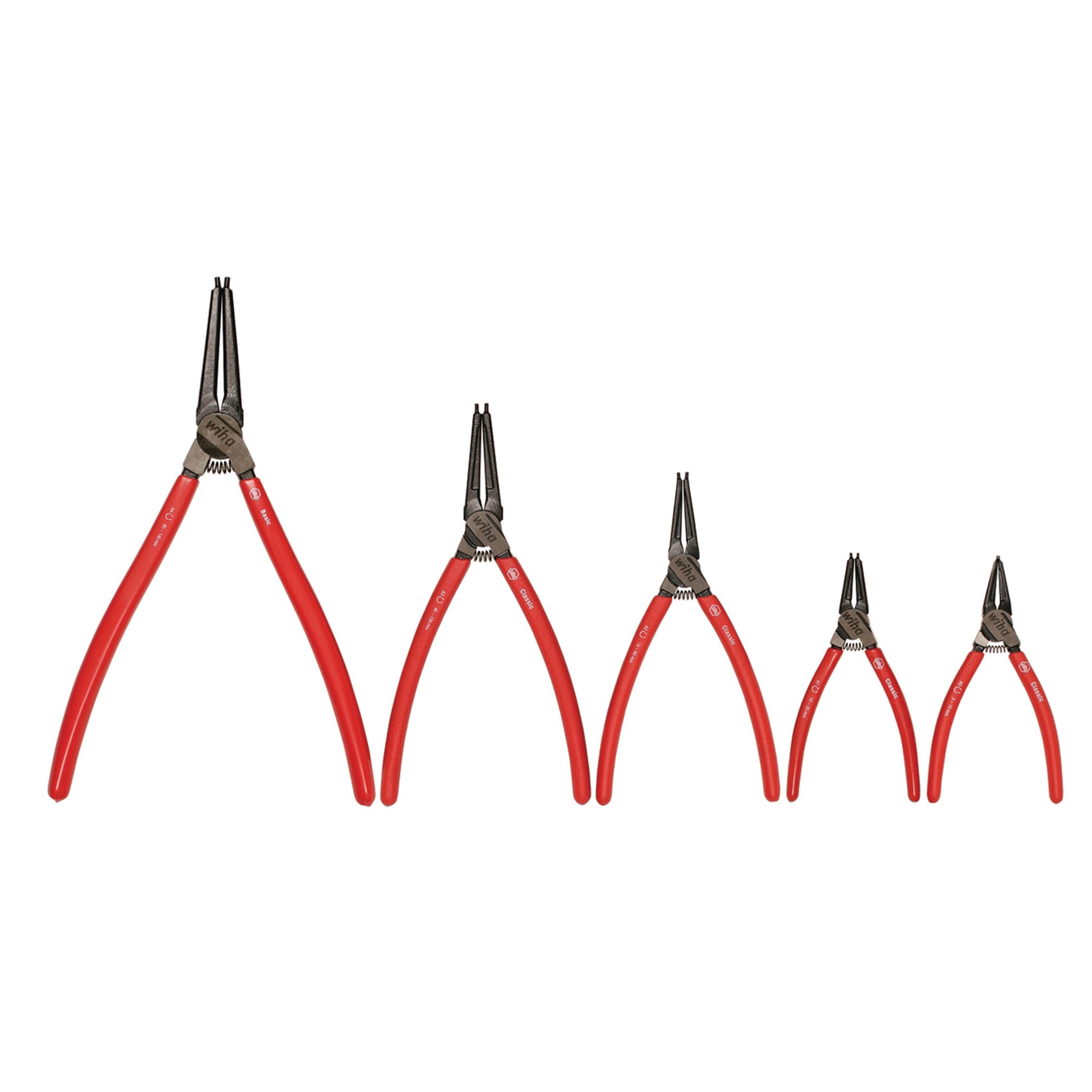 5 Piece Classic Grip External Ring Pliers Set