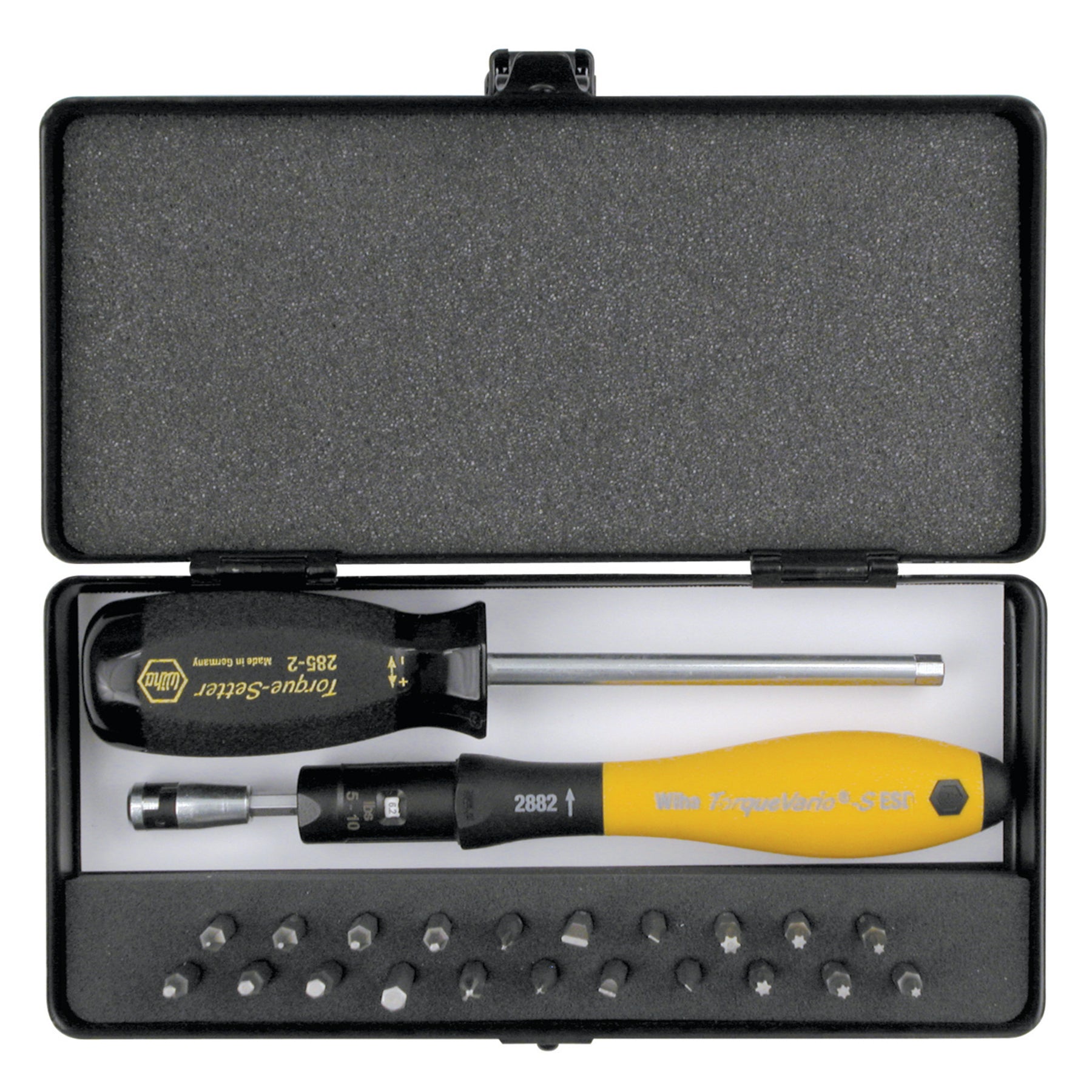 Wiha 28895 24 Piece ESD TorqueVario-S MicroBits Set