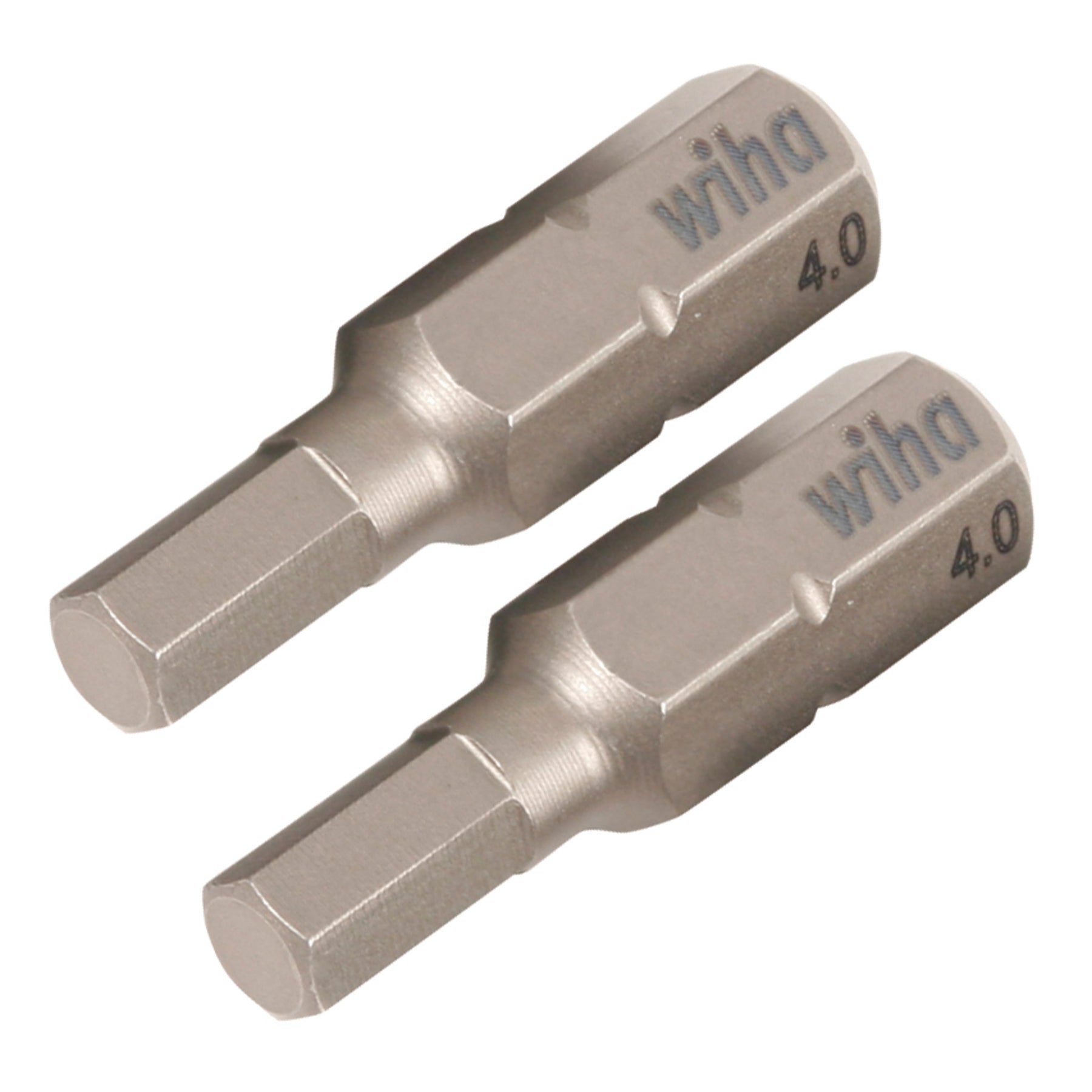 Wiha 73305 Hex Bit 4.0 - 25mm - 2 Pack