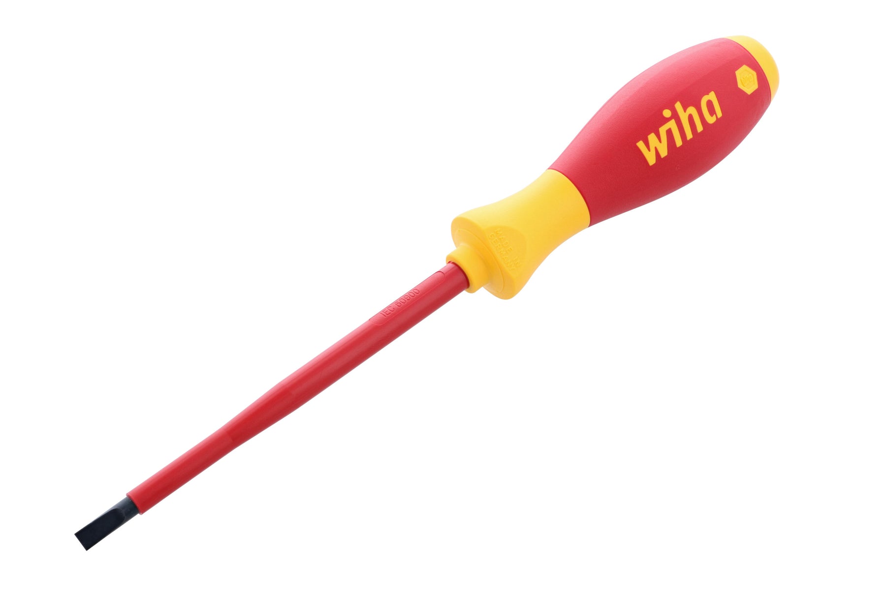 Wiha 92020 Insulated SoftFinish Slotted Screwdriver 5.5