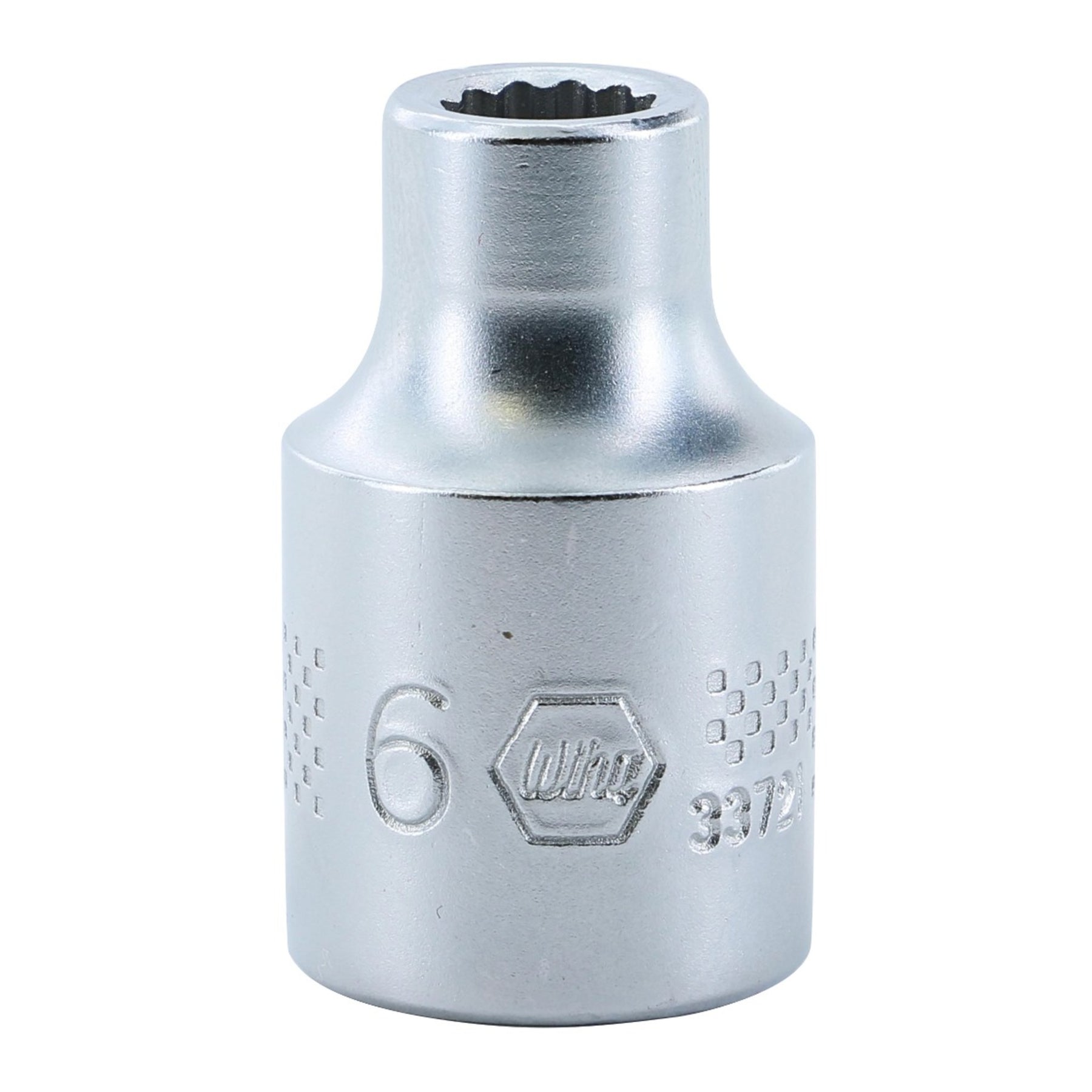 Wiha 33721 12 Point - 3/8 Inch Drive Socket - 6.0mm