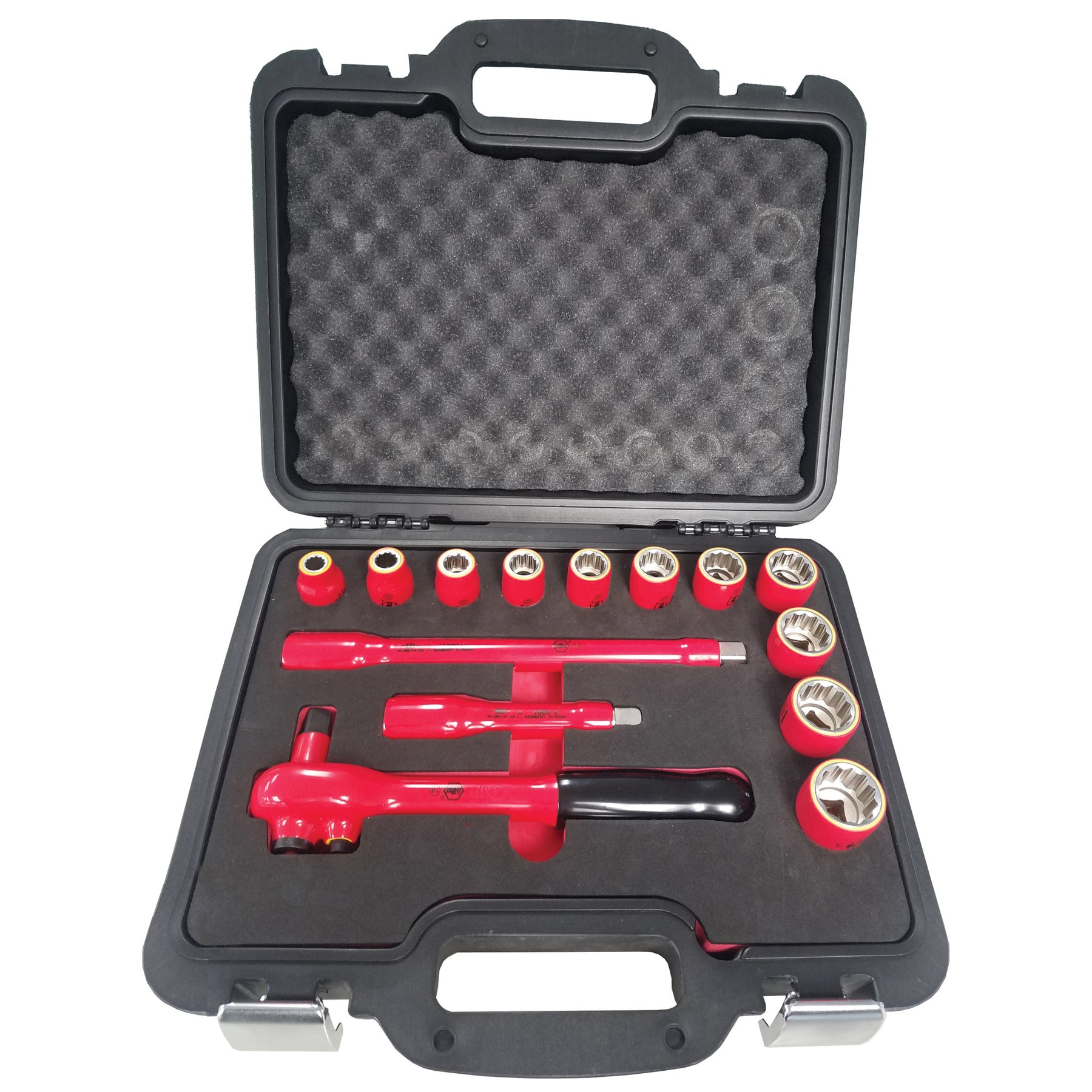 14 Piece Insulated Socket Set 1/2" Drive - Metric