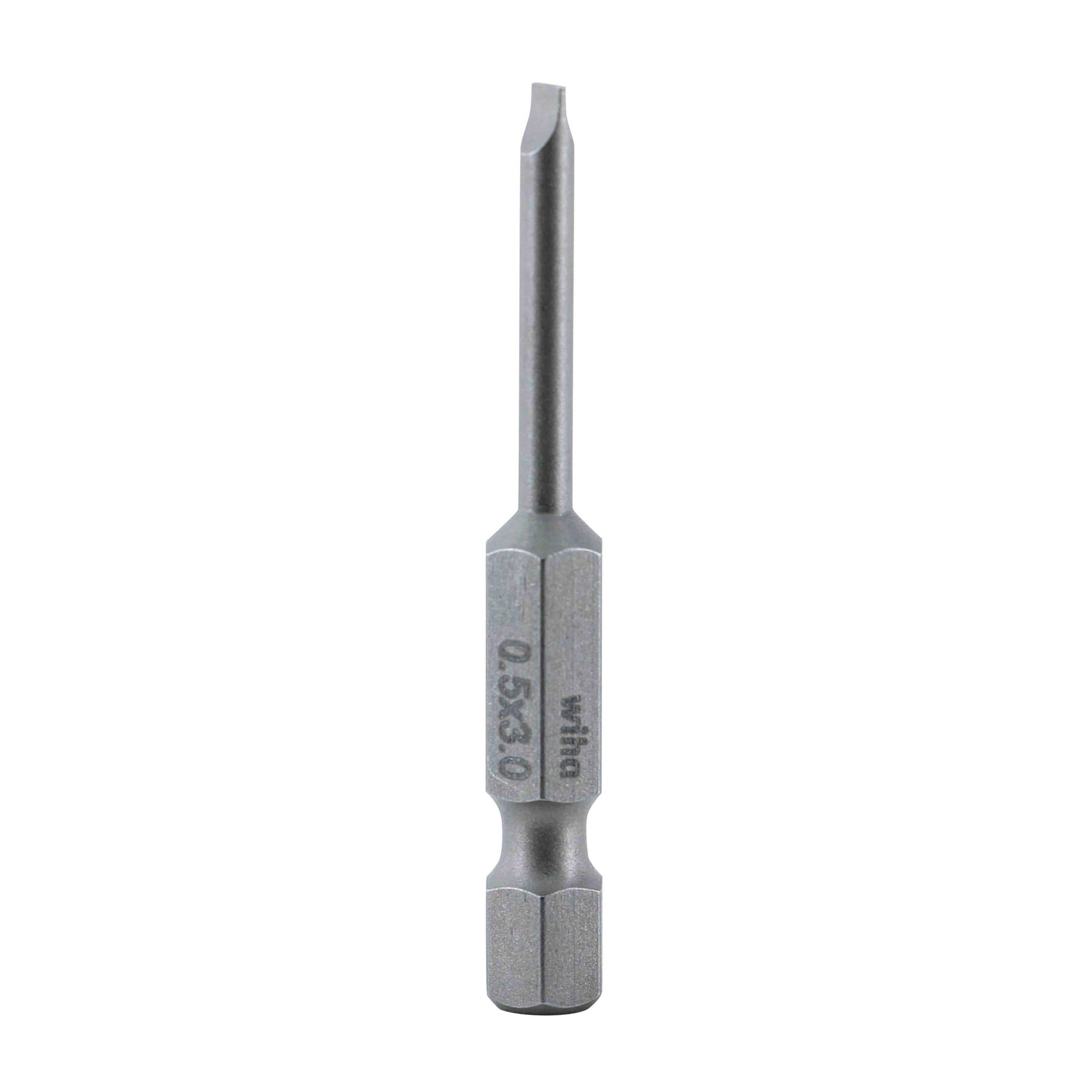 Wiha 74003 Slotted Bit 3.0 - 50mm - 10 Pack