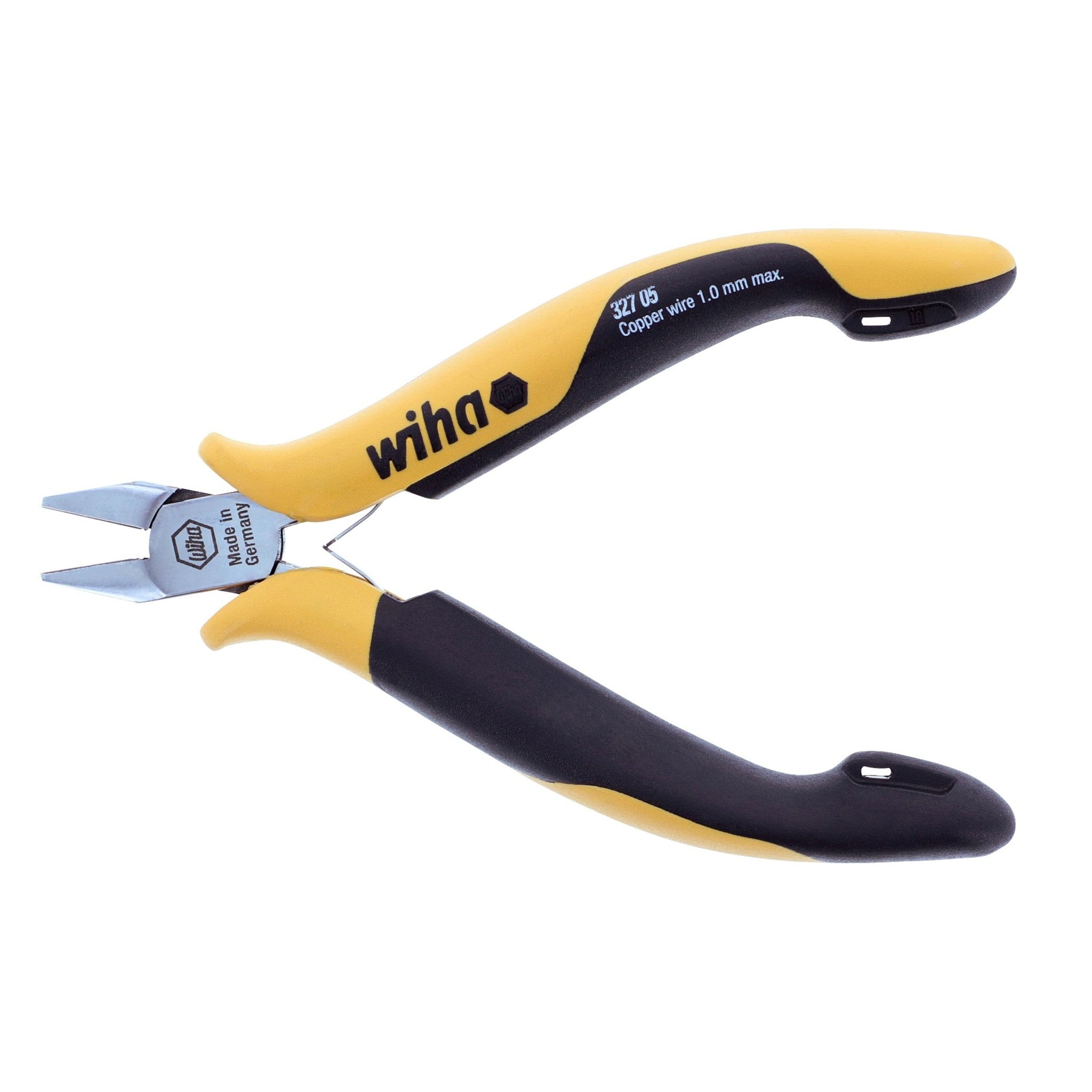 Wiha 32705 ESD Prec Tapered Head Flush Cutters Made in Germany