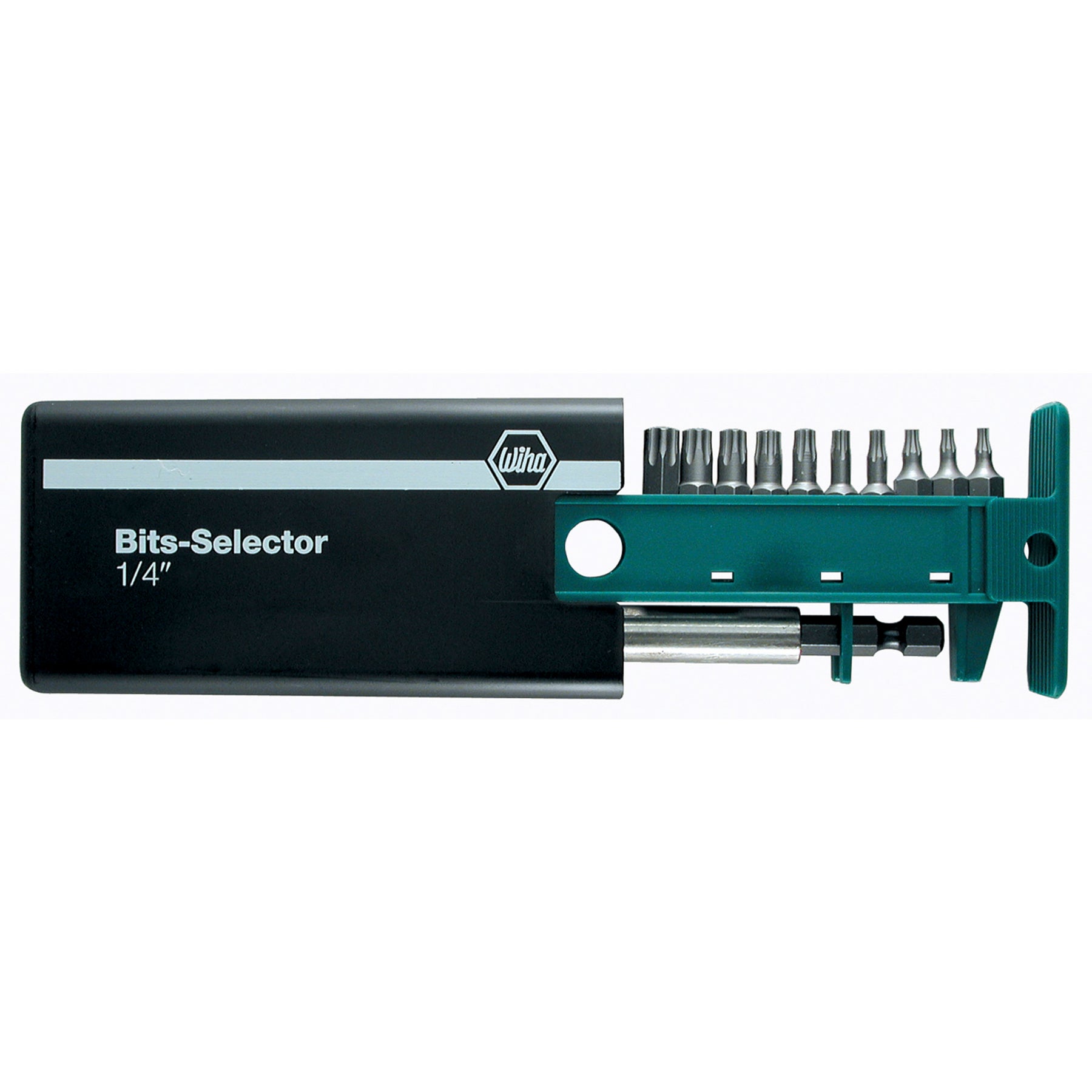 Wiha 71692 11 Piece TorxPlus Bits-Selector and 1/4" Magnetic Bit Holder Set - IP3 - IP20