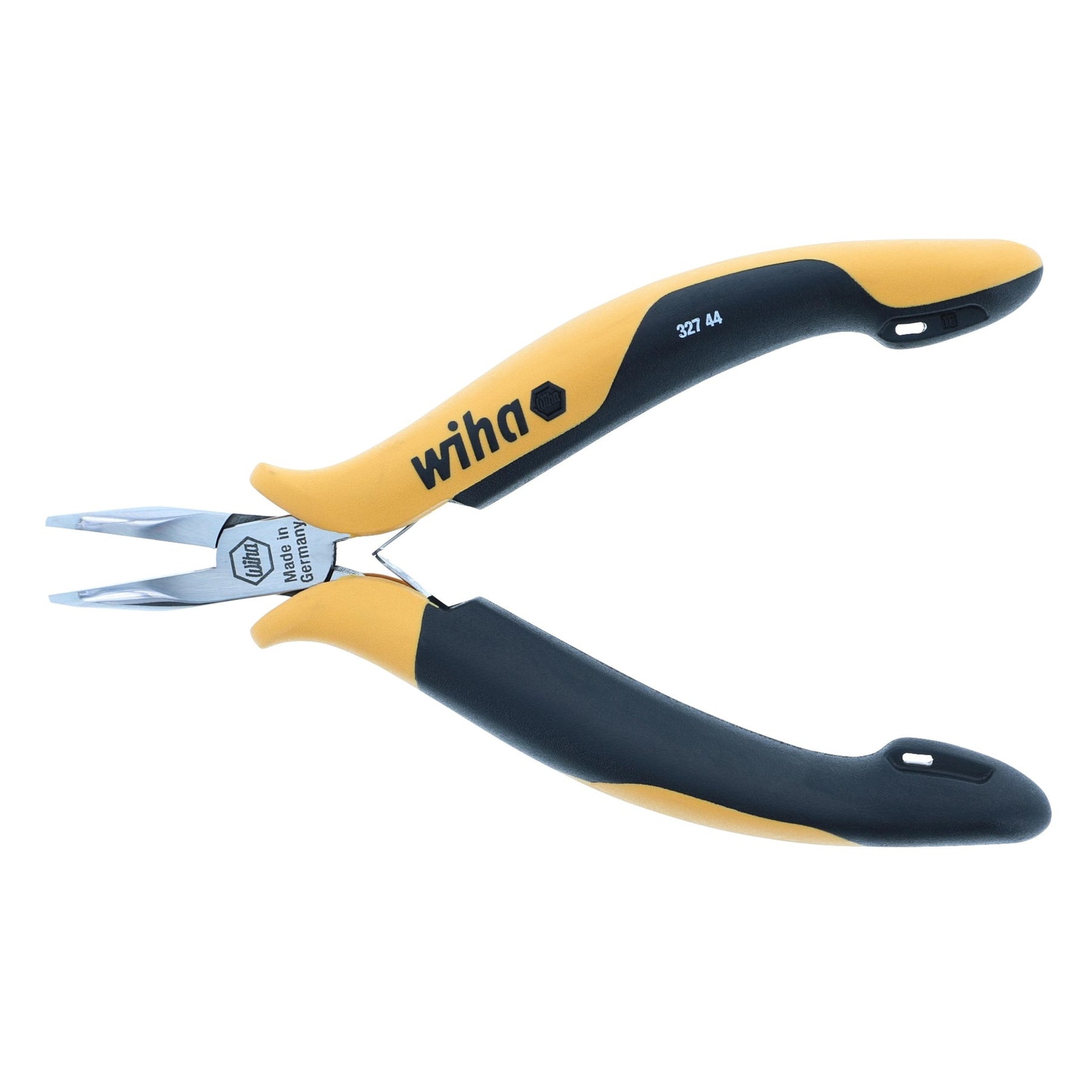 Wiha 32744 Electronic ESD Safe Precision Snipe (Chain) Bent Nose Pliers