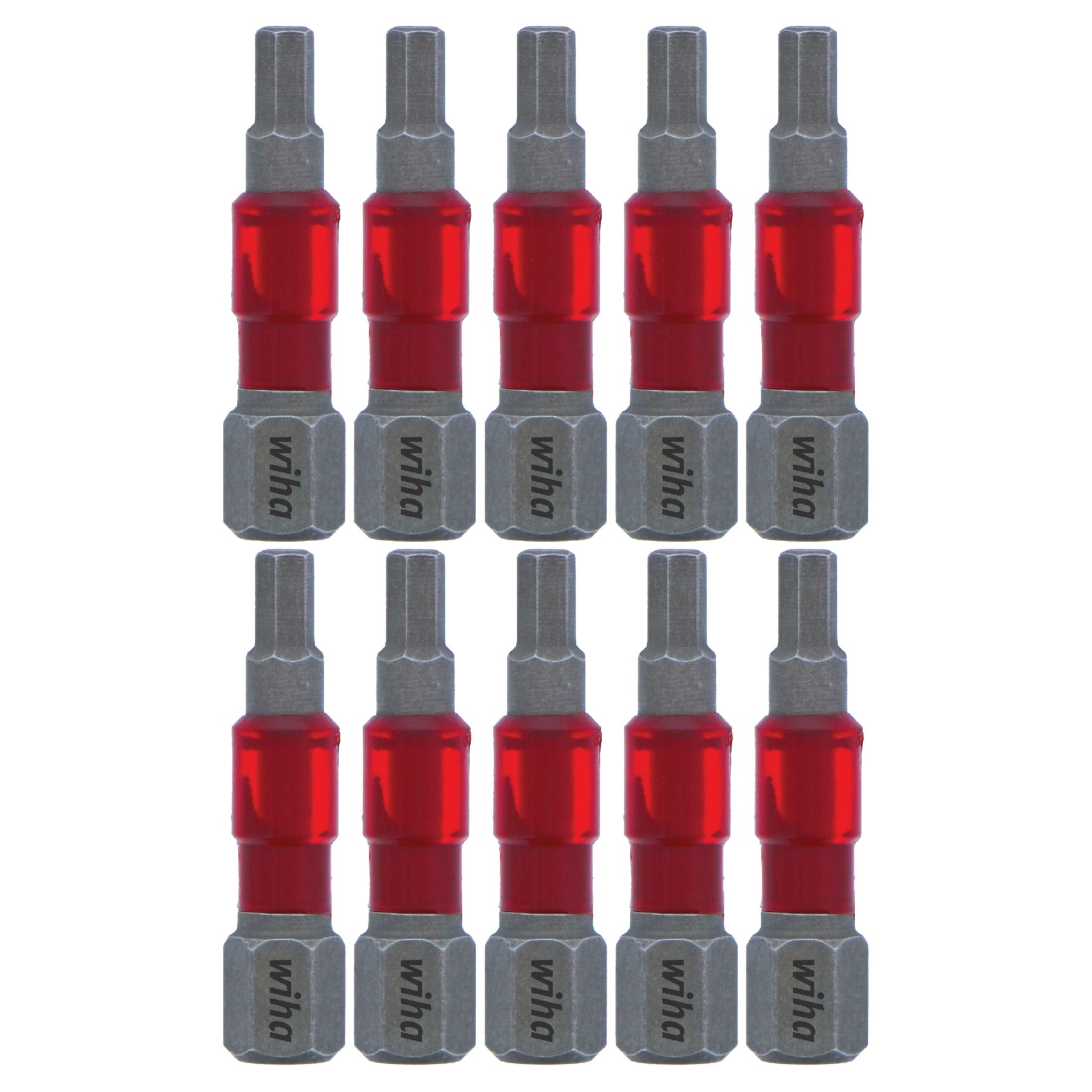 Wiha 76530 MaxxTor Impact Bit Hex 1/8" x 29mm - 10 Pack