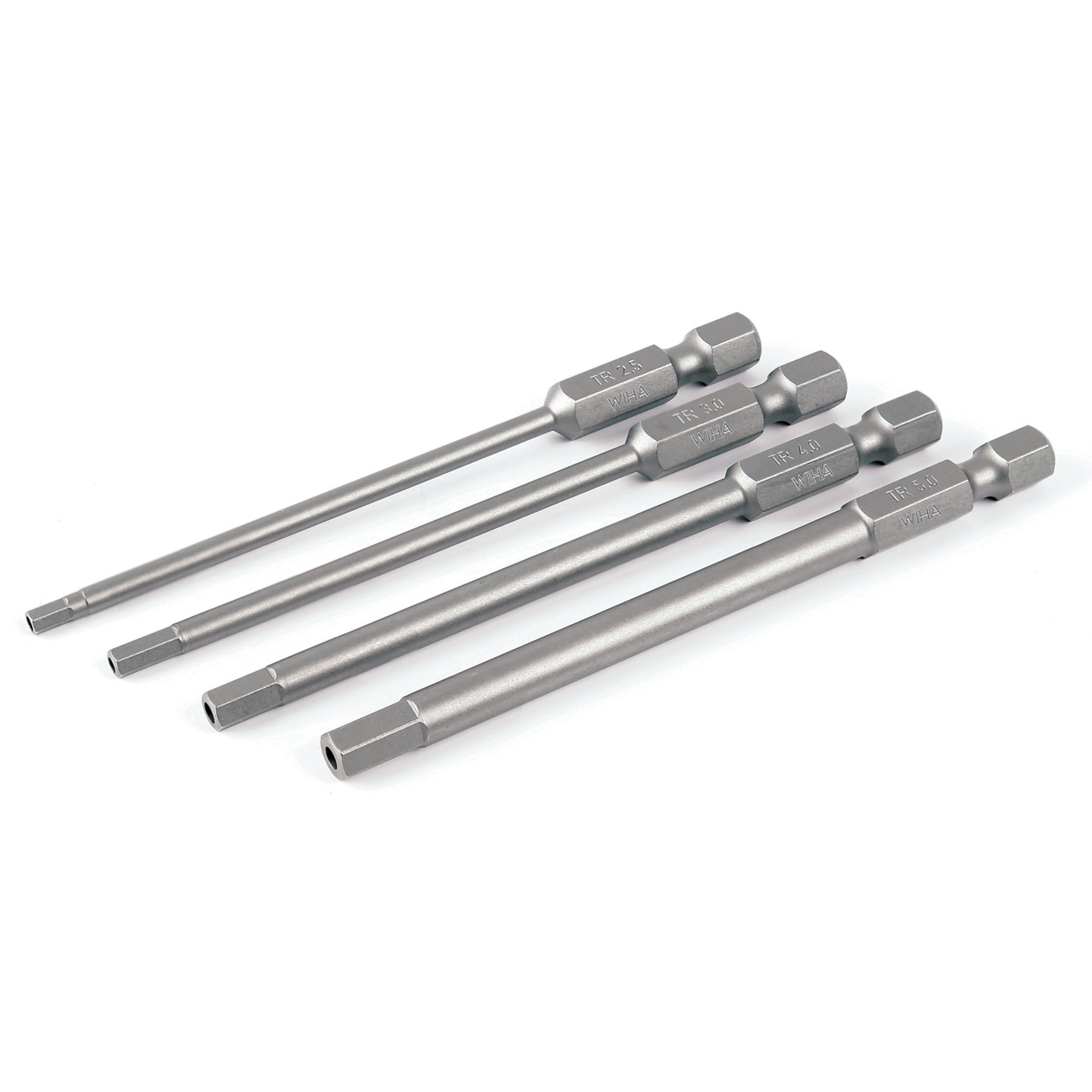 Wiha 76090 4 Piece Security Hex Power Blade Set - Metric