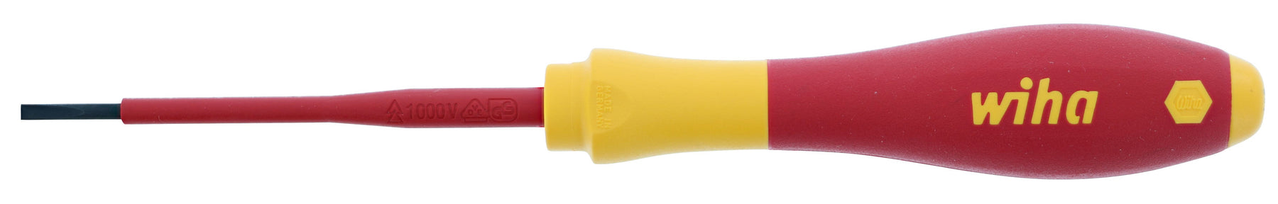 Wiha 92002 Insulated SoftFinish Slotted Screwdriver 2.5
