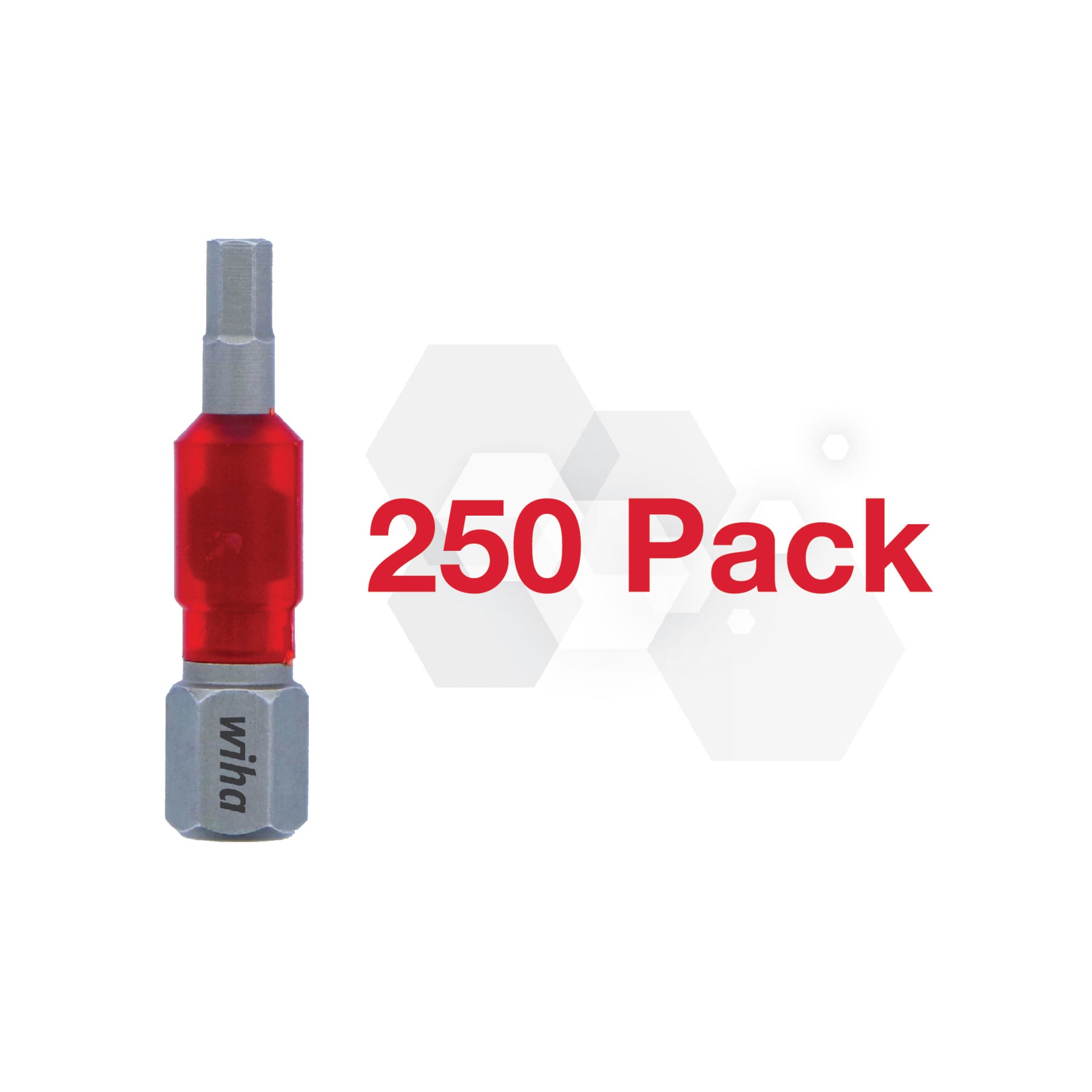 Wiha 76515 MaxxTor Impact Bit Hex 3.0mm - 29mm - 250 Pack