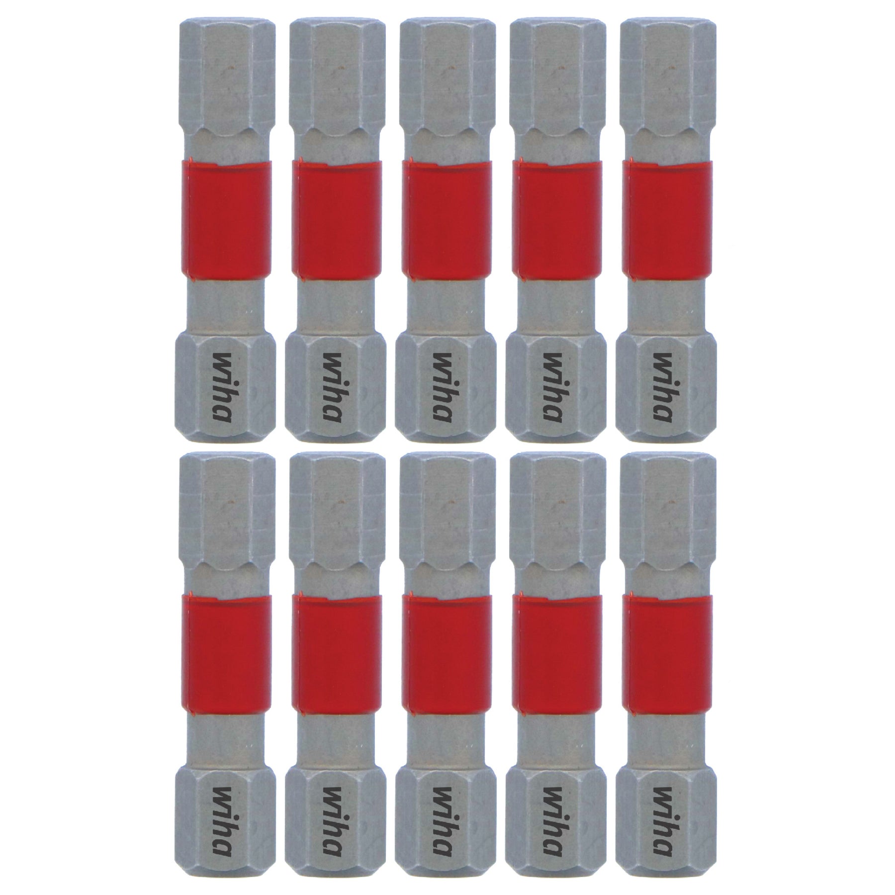 Wiha 76526 MaxxTor Impact Insert Bit Hex 6.0mm x 29mm - 10 Pack