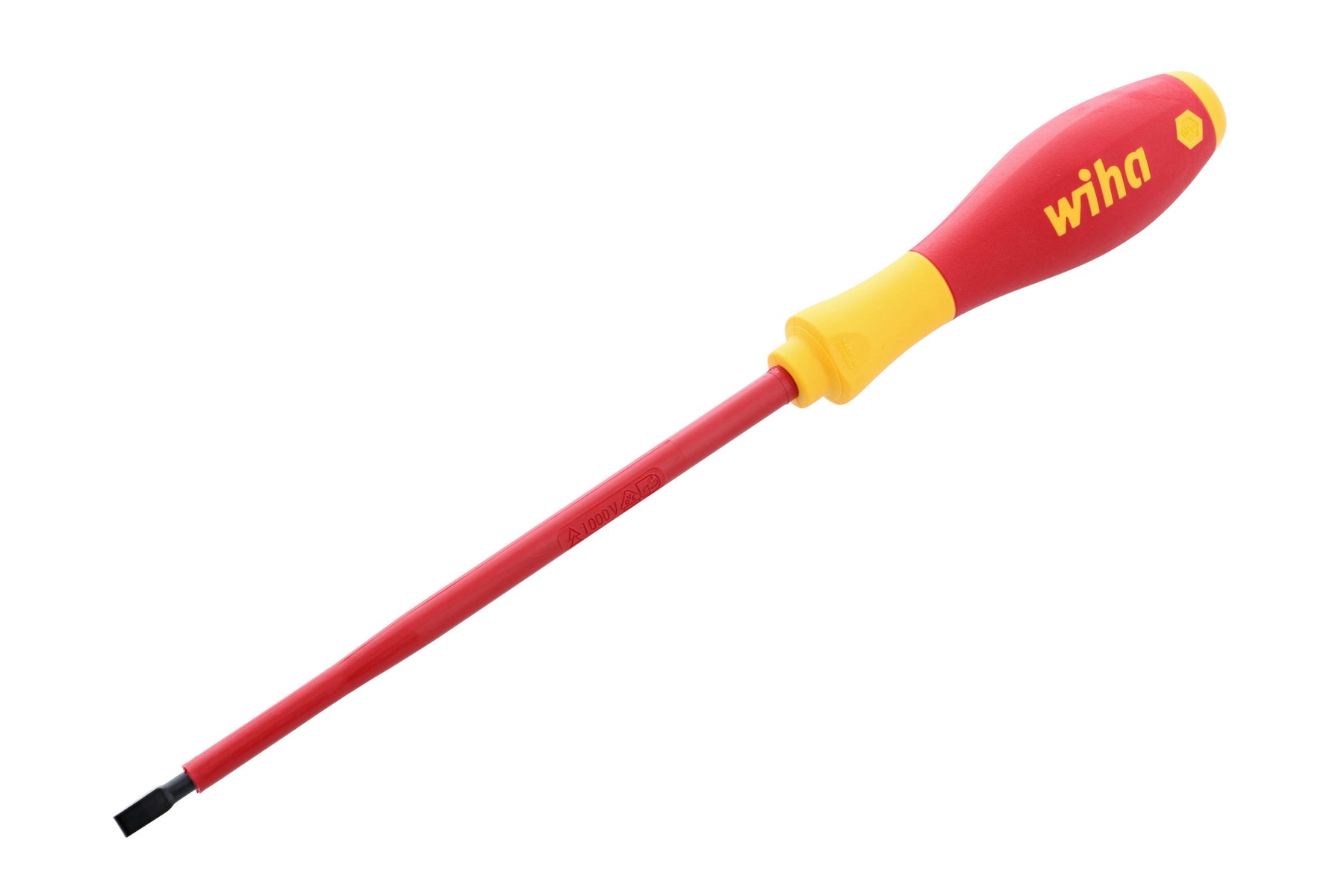 Wiha 92010 Insulated SoftFinish Slotted Screwdriver 4.5 x 125mm