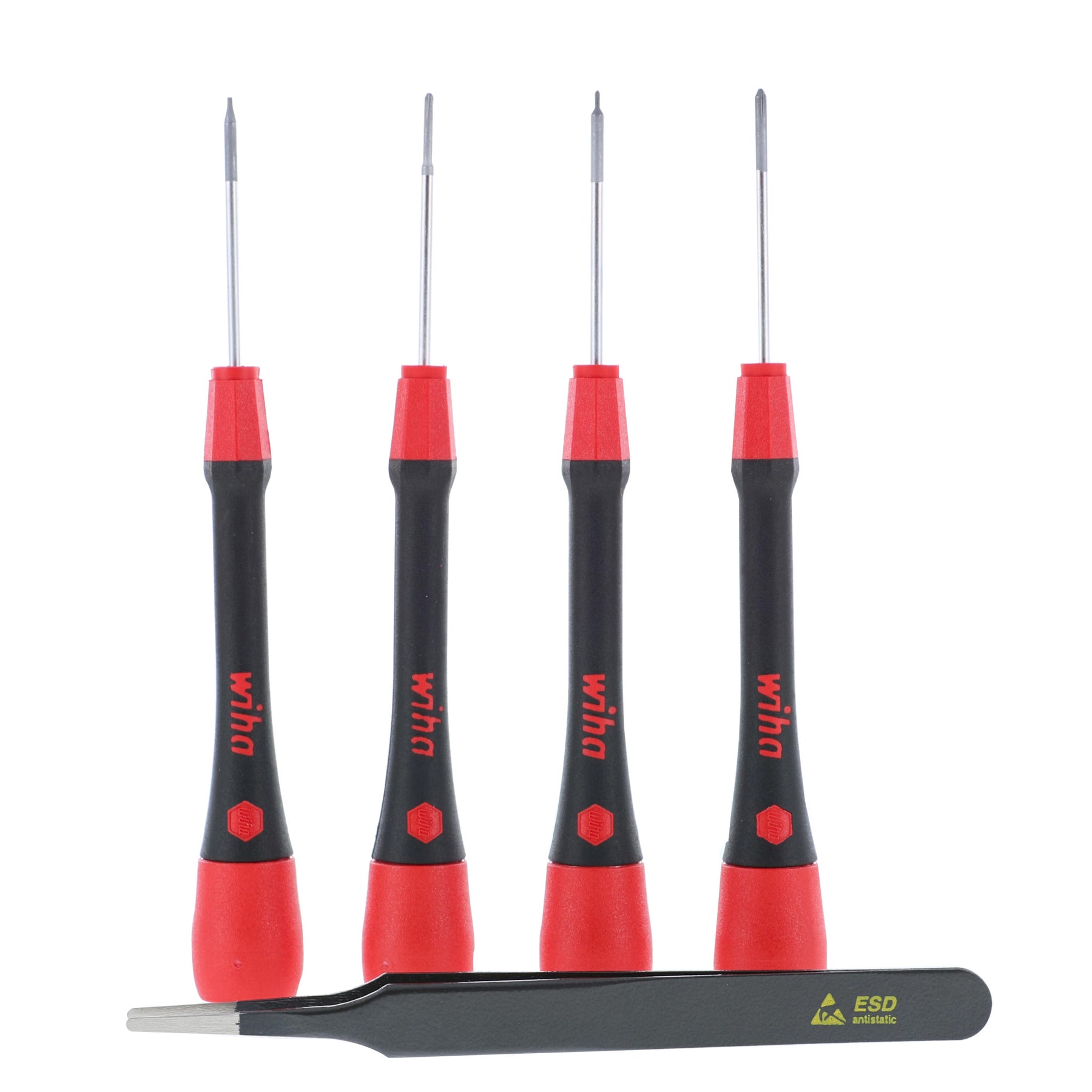 5 Piece PicoFinish Precision Screwdriver and Tweezers Smartphone Technician Set